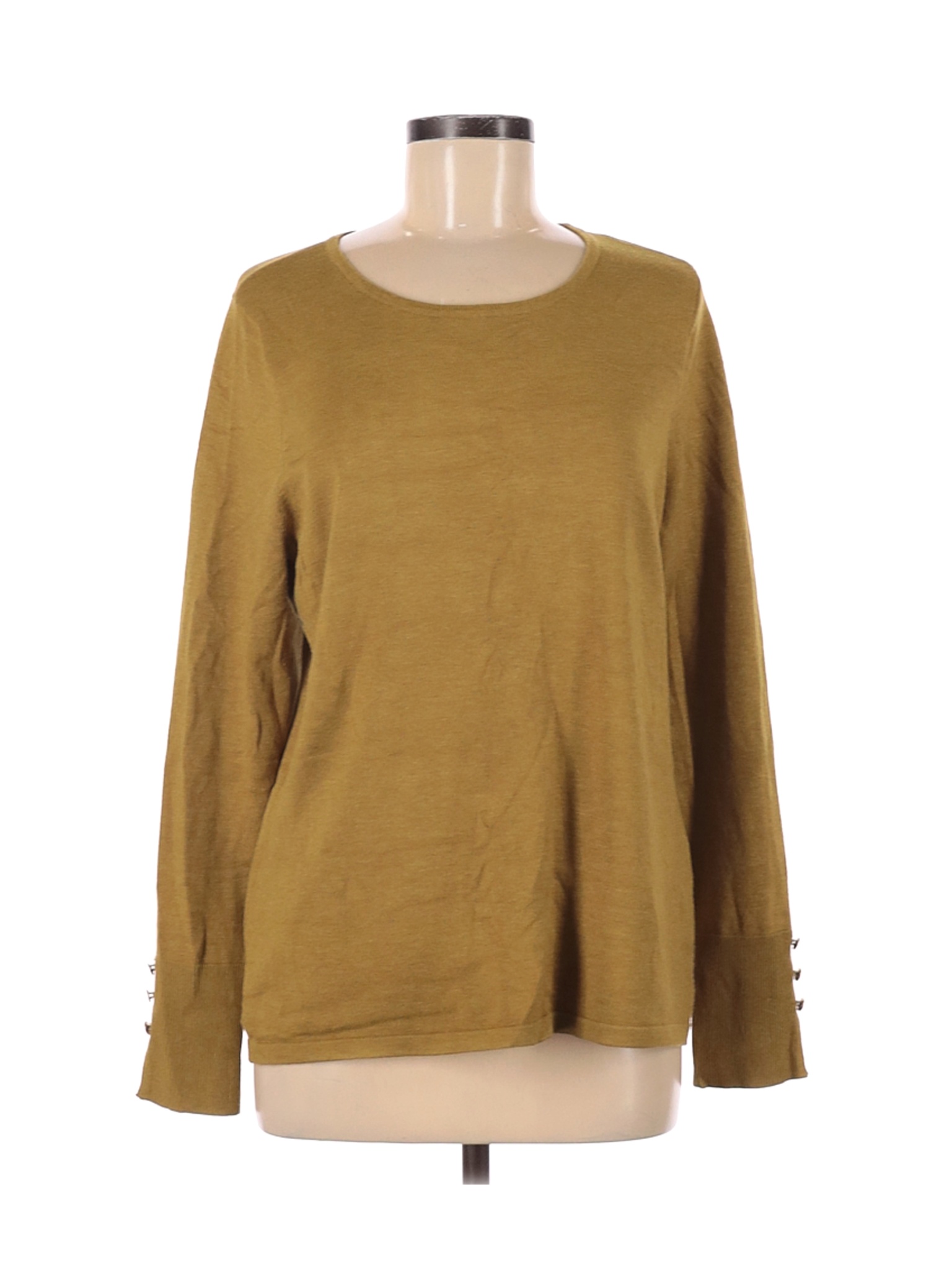 Chico's Women Green Pullover Sweater M | eBay