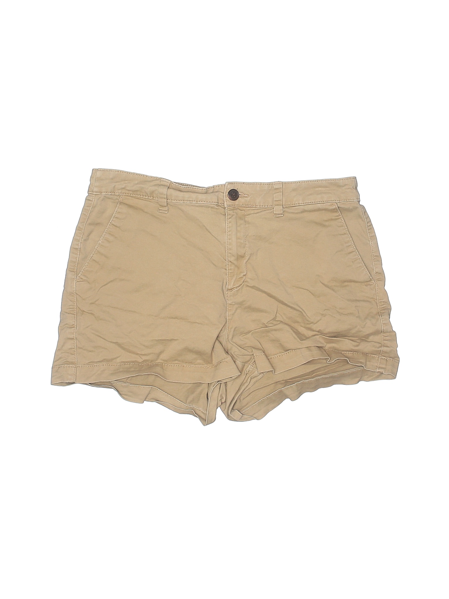 A New Day Women Brown Khaki Shorts 10 | eBay
