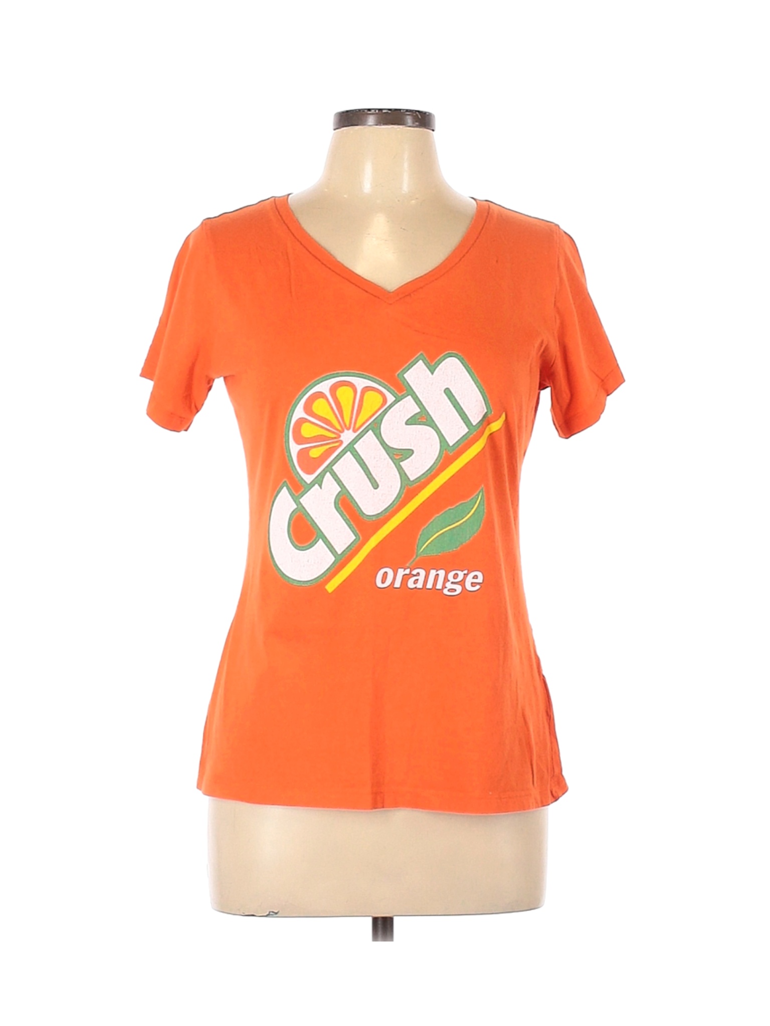 women orange tee shirts