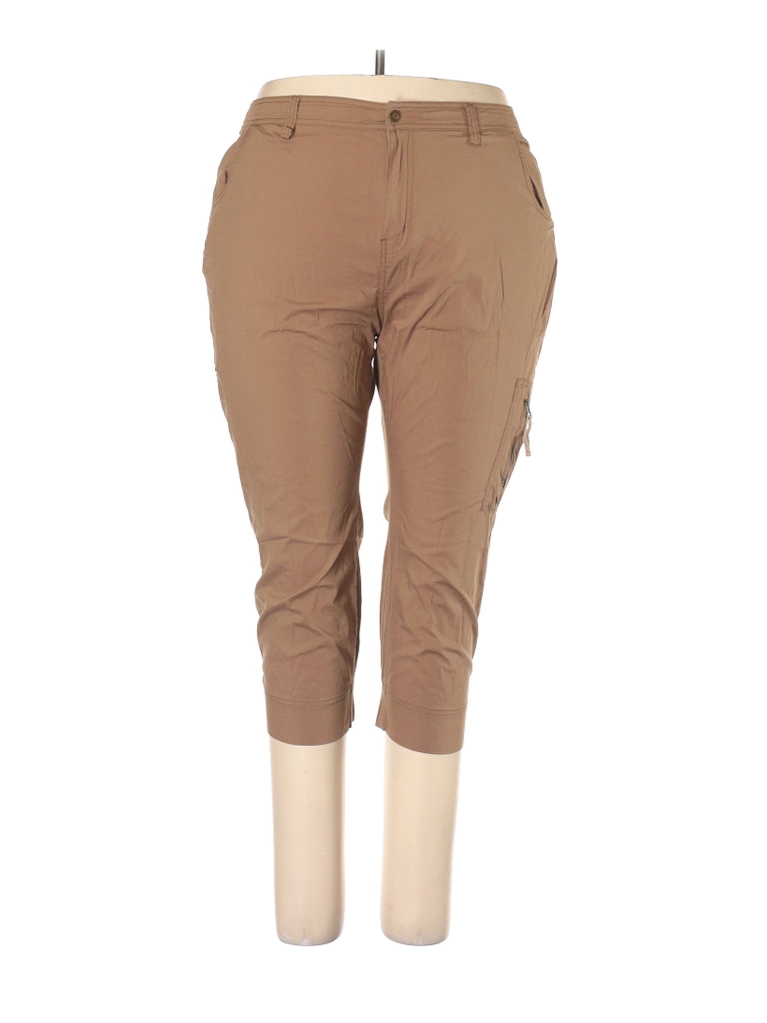 Sahalie Women Brown Cargo Pants 18 Plus | eBay