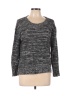 Susina Marled Tweed Gray Black Pullover Sweater Size M - photo 1