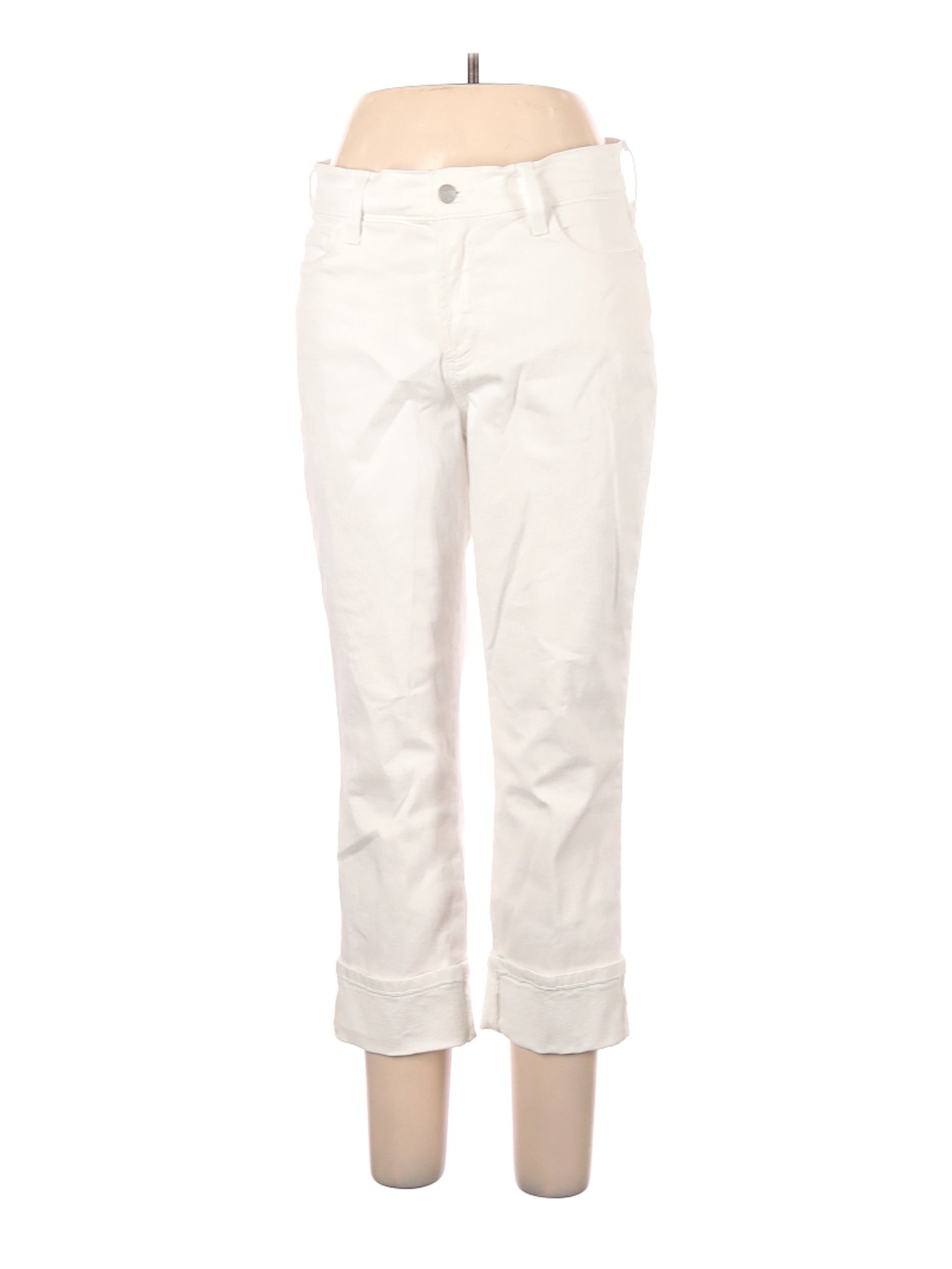 NYDJ Women Ivory Jeans 12 | eBay