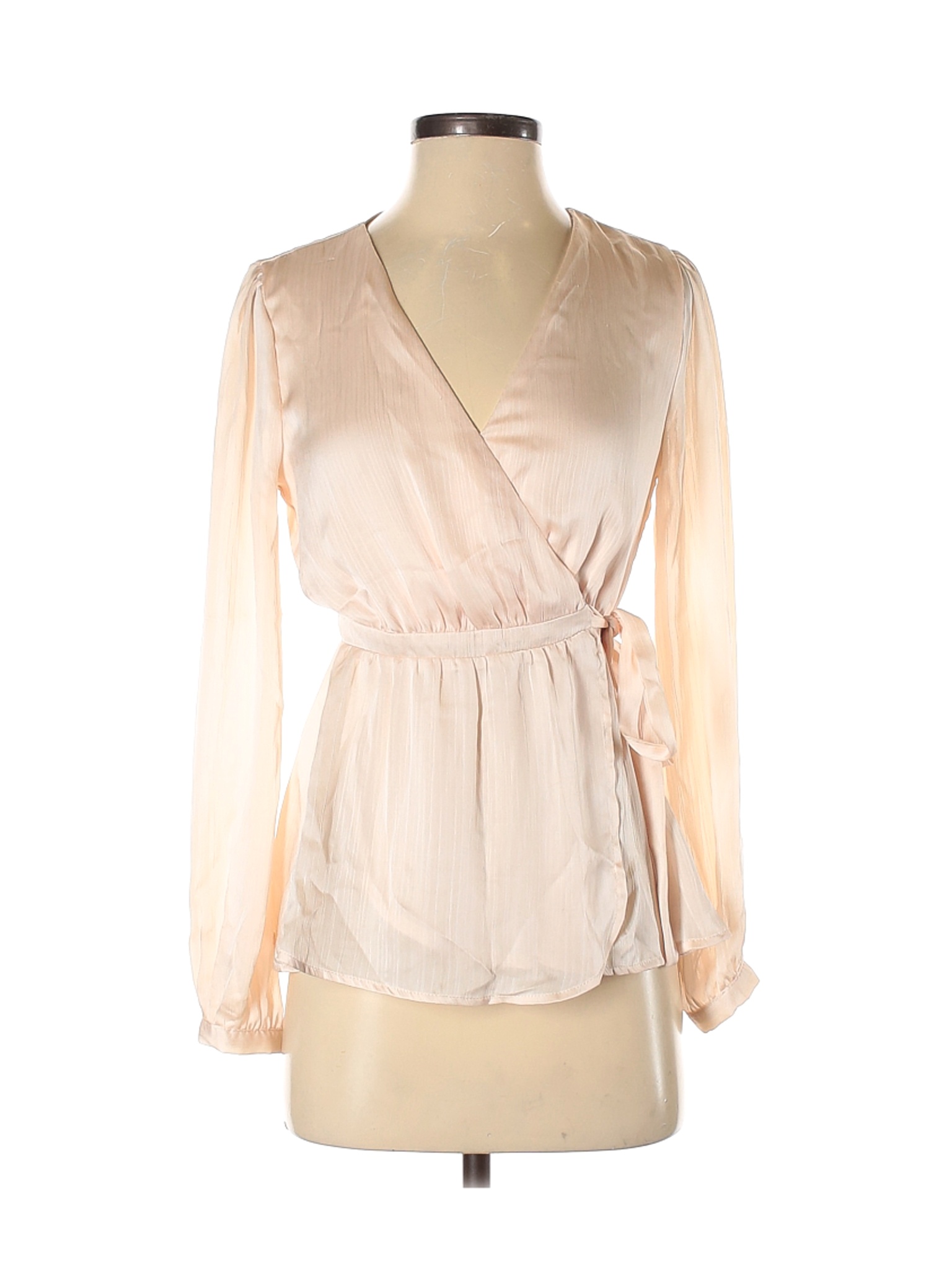 June & Hudson Women Brown Long Sleeve Blouse XS | eBay