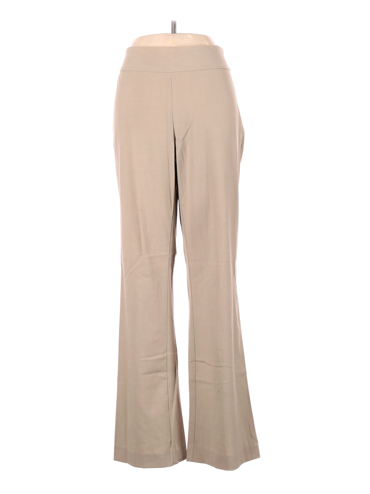 Roz & Ali Women Brown Casual Pants 8 | eBay