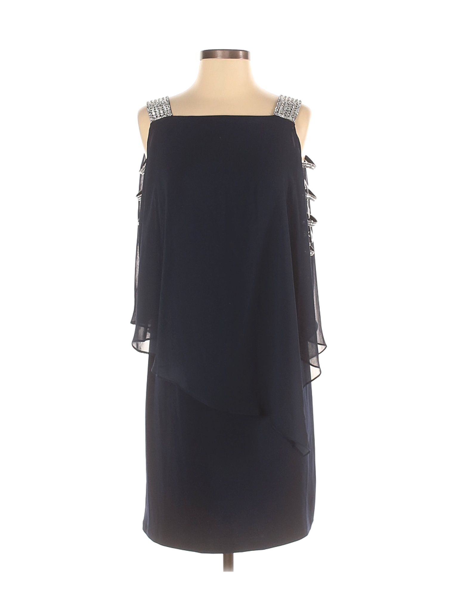 NWT MSK Women Black Cocktail Dress S | eBay