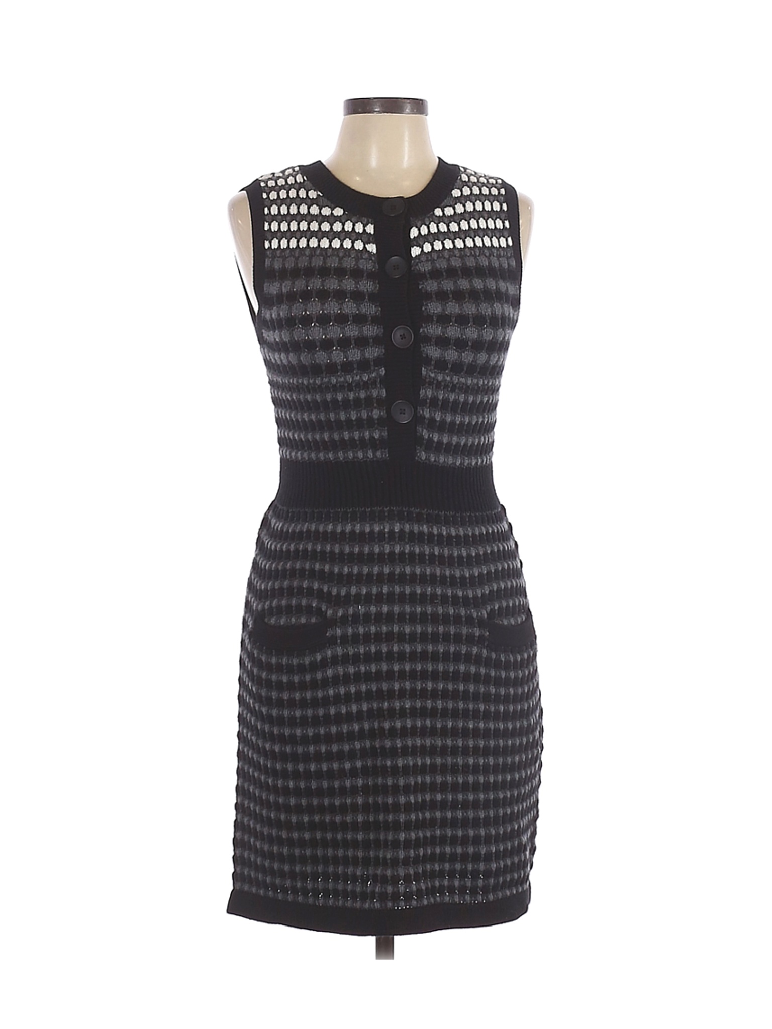 Spring & Mercer Women Black Casual Dress L | eBay
