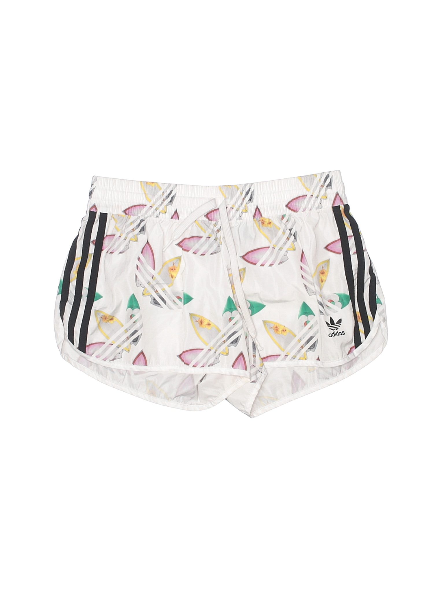 womens white adidas shorts