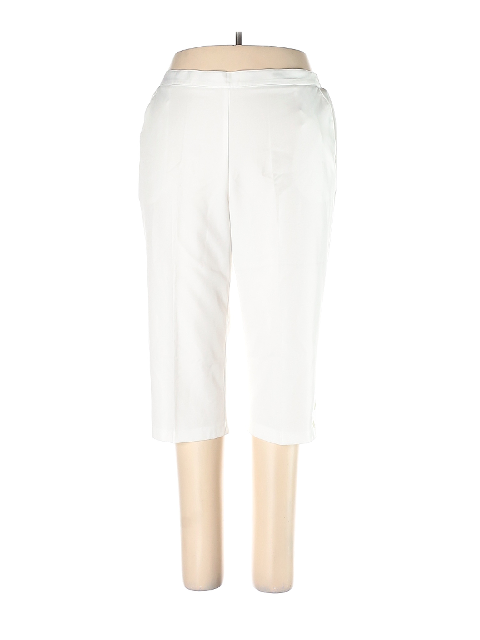 Alfred Dunner Women White Casual Pants 14 Petites | eBay