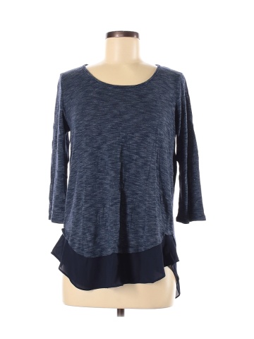 Casual Couture By Green Envelope 3/4 Sleeve Top - front