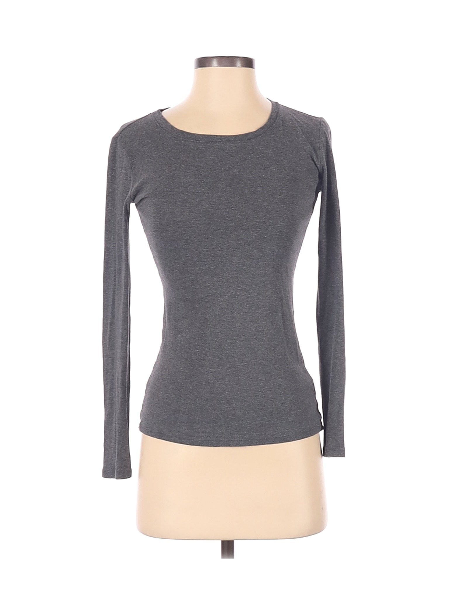 Gap Women Gray Long Sleeve T-Shirt XS | eBay