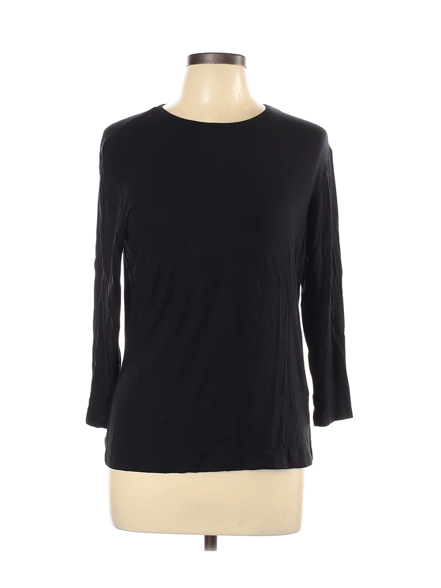 Paniz Women Black Long Sleeve T-Shirt XL | eBay
