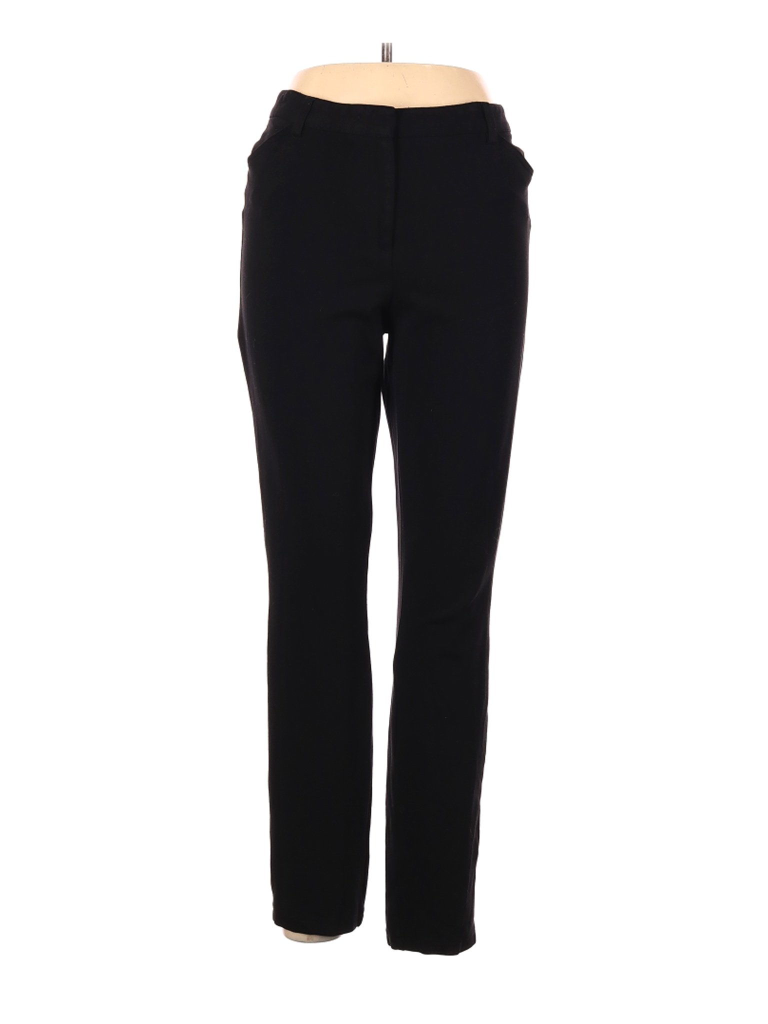 Andrew Marc Women Black Casual Pants 14 | eBay