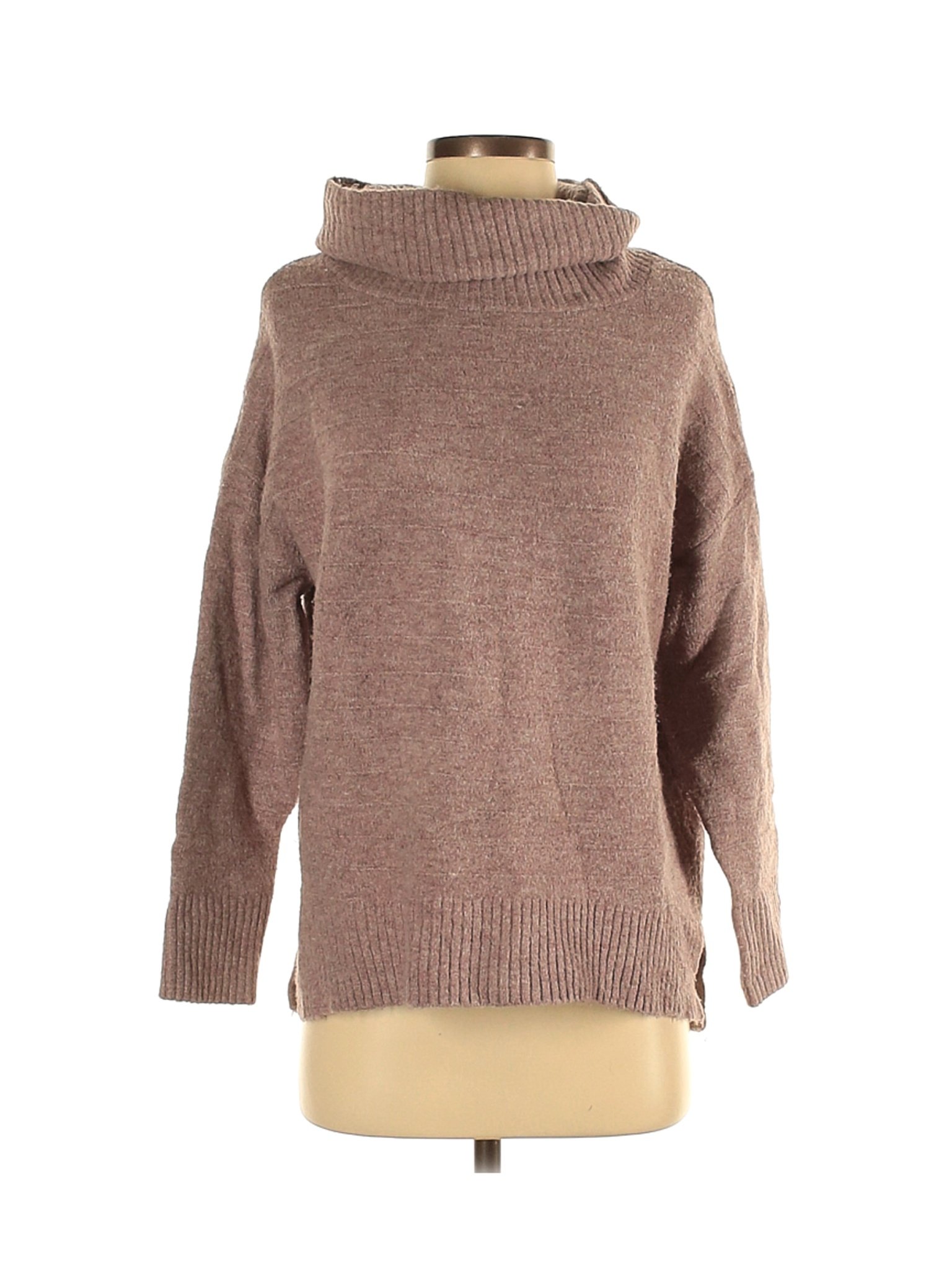 Old Navy Women Brown Turtleneck Sweater S Petites eBay
