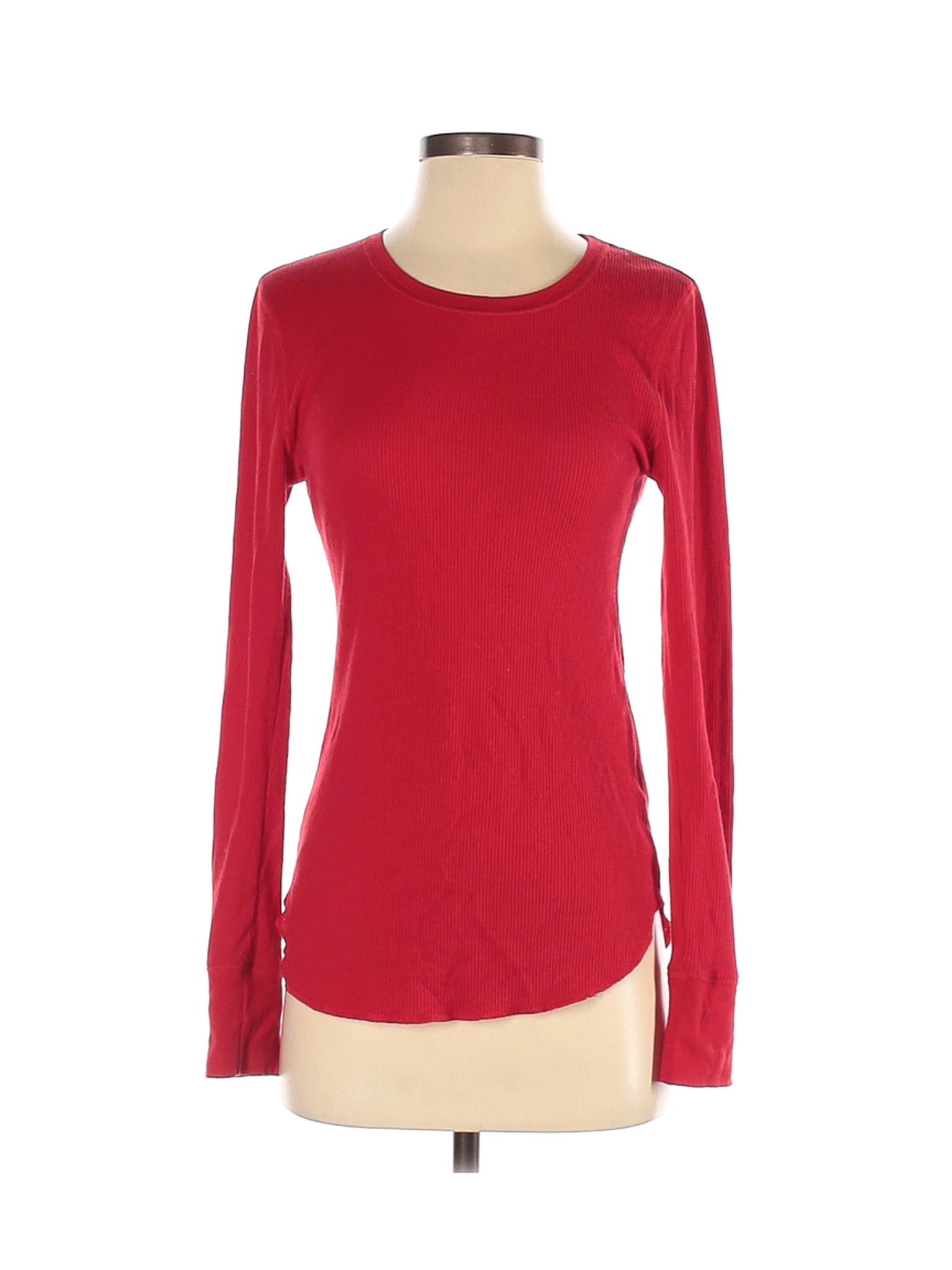 womens red thermal top