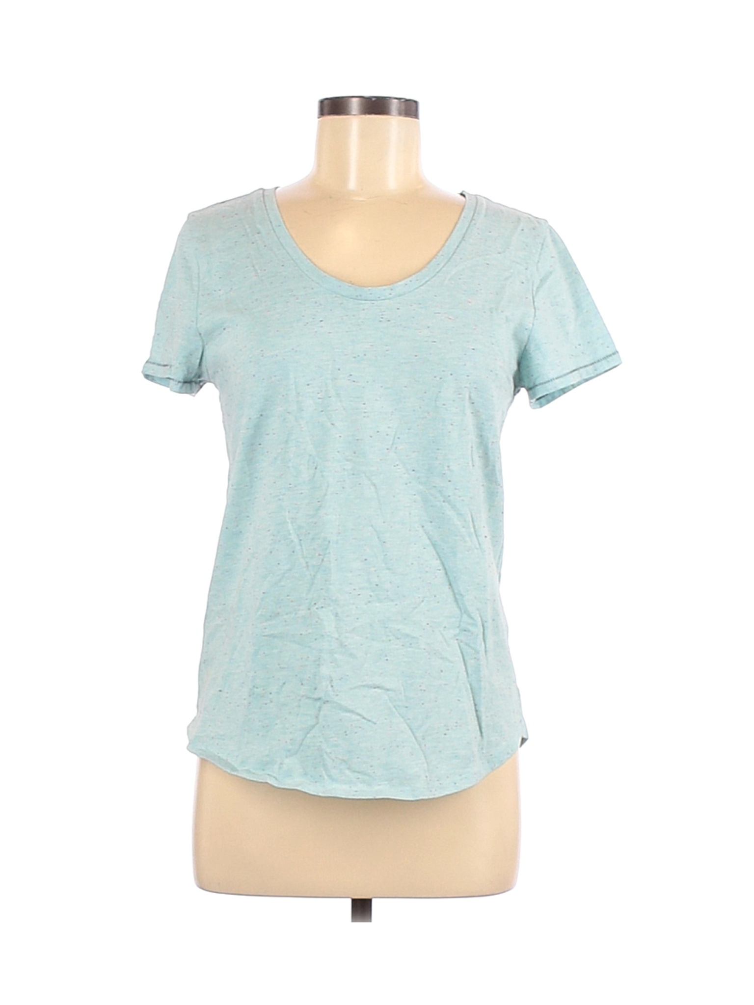 Ann Taylor LOFT Outlet Women Blue Short Sleeve T-Shirt M | eBay