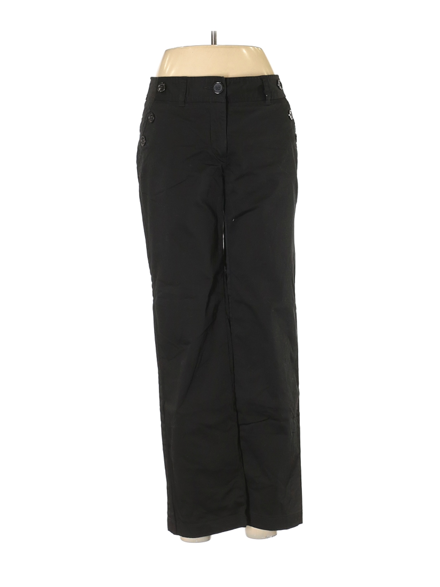 h&m black formal pants