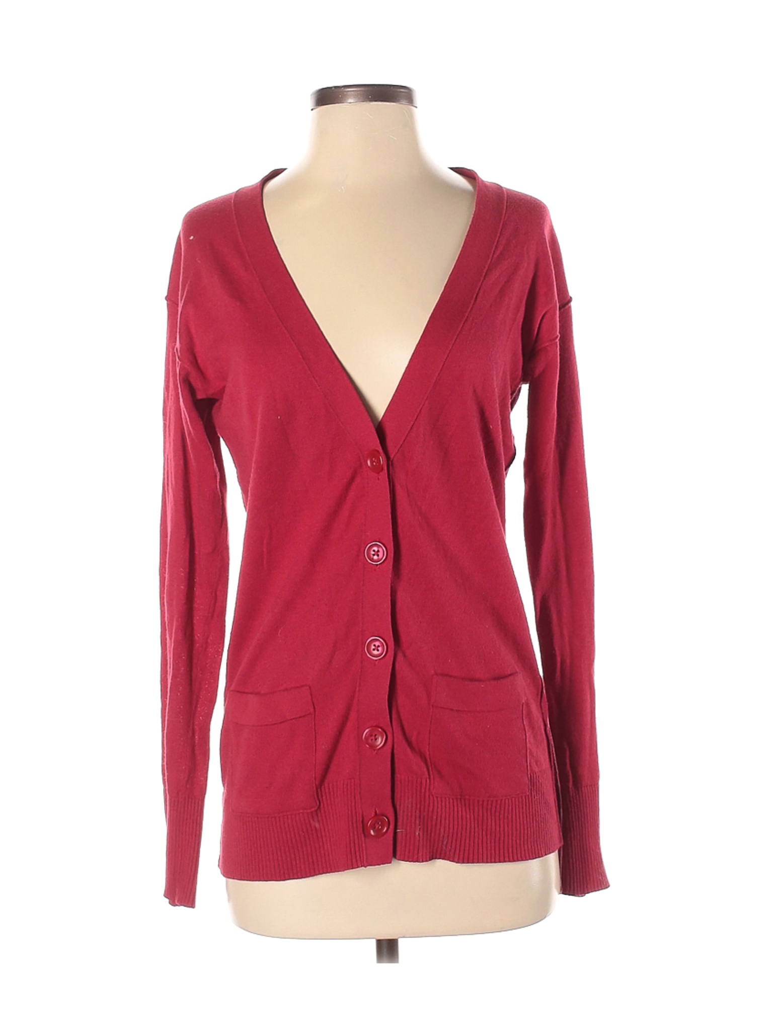 Mossimo Supply Co. Women Red Cardigan S | eBay