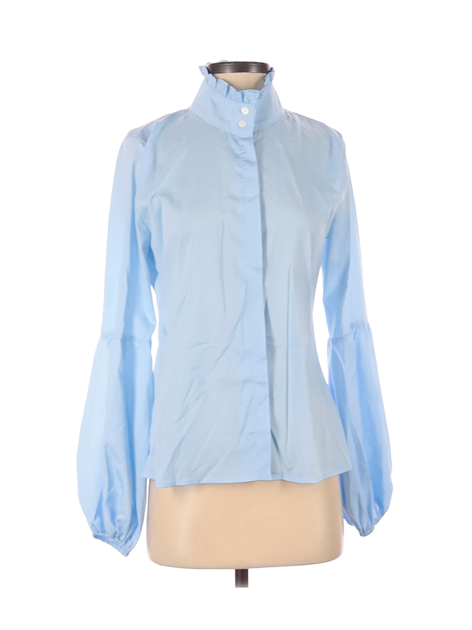 Vonda Women Blue Long Sleeve Blouse S | eBay