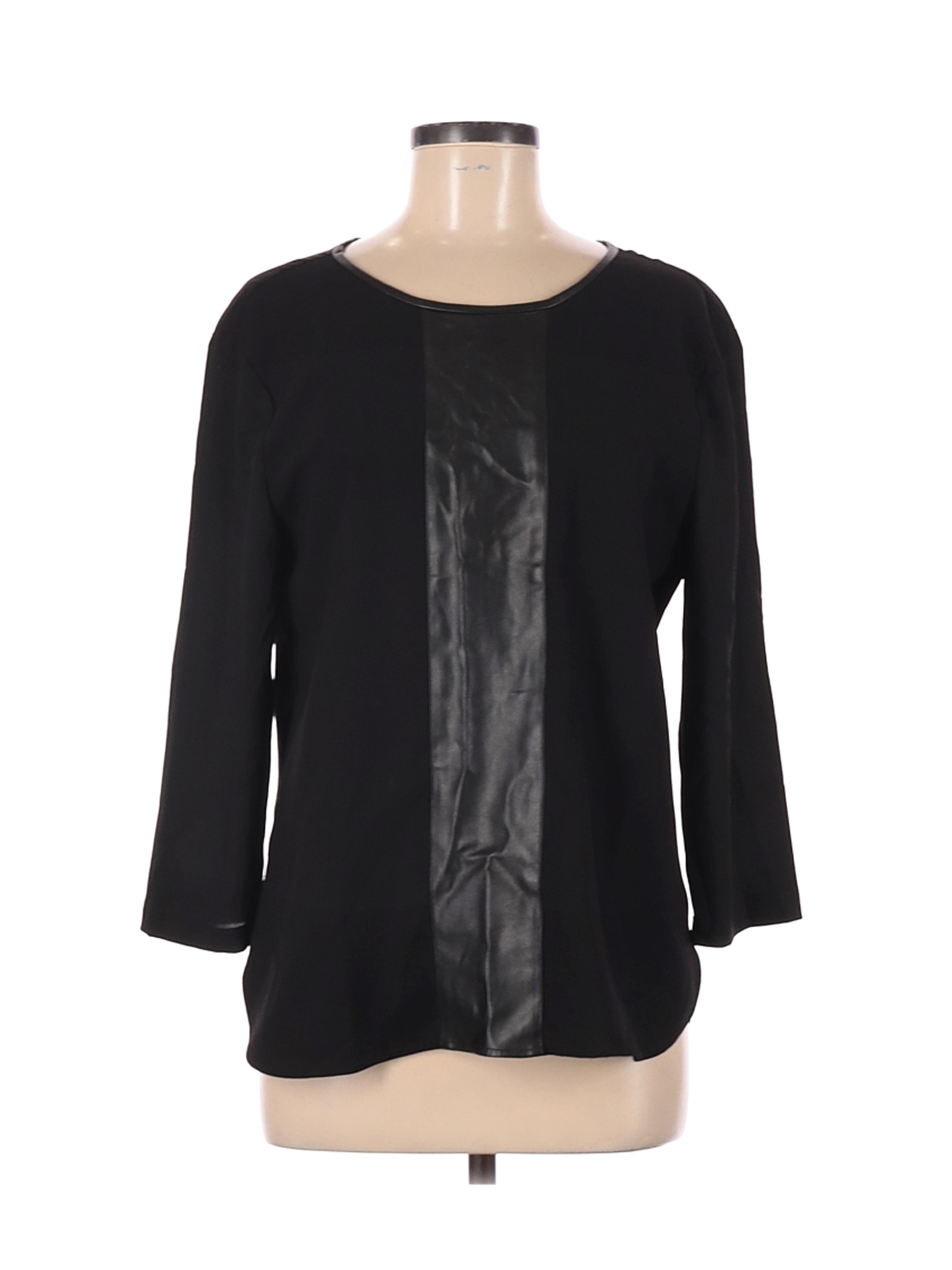 Ann Taylor Women Black Long Sleeve Blouse M | eBay