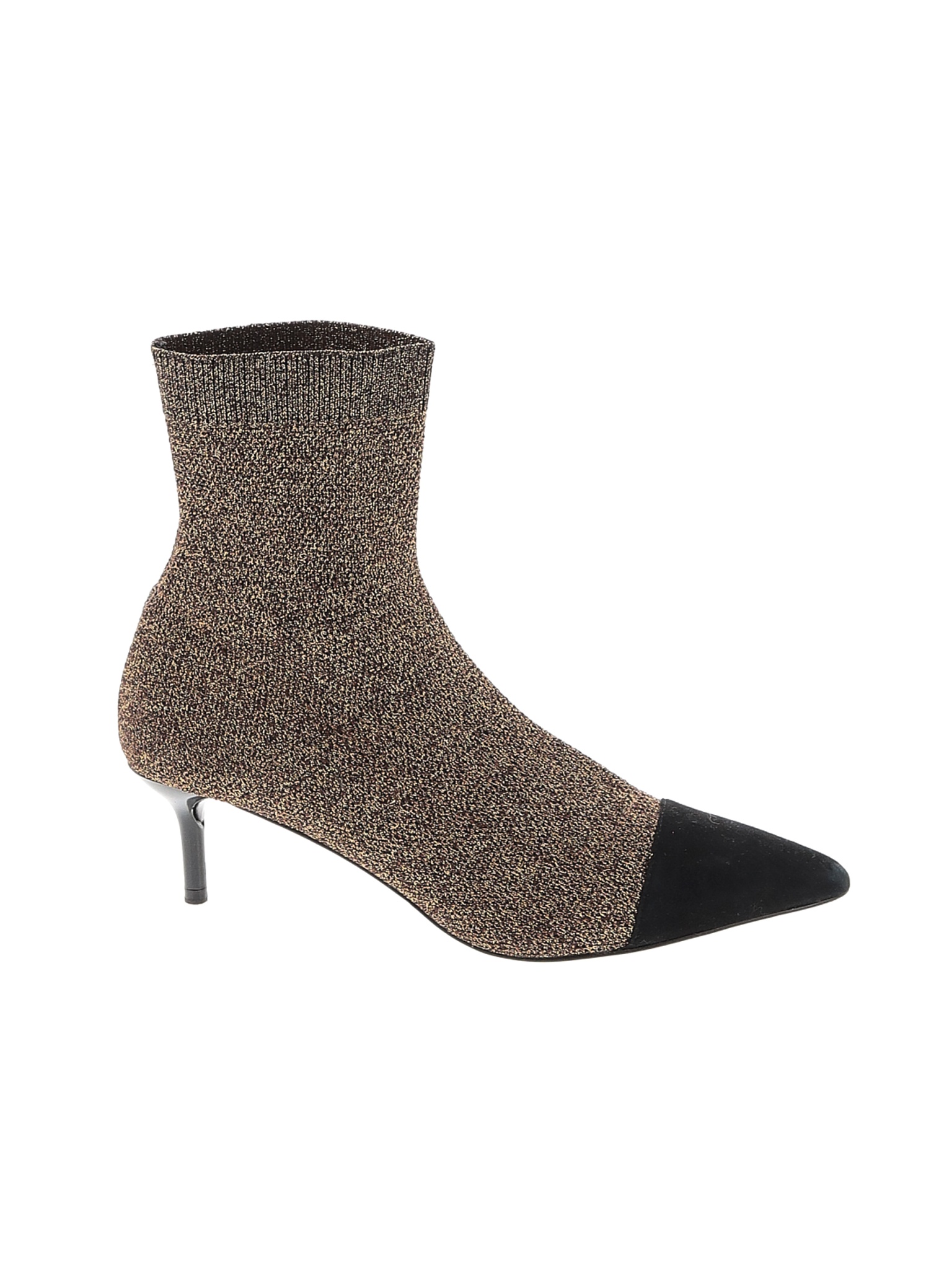 womens gold ankle boots