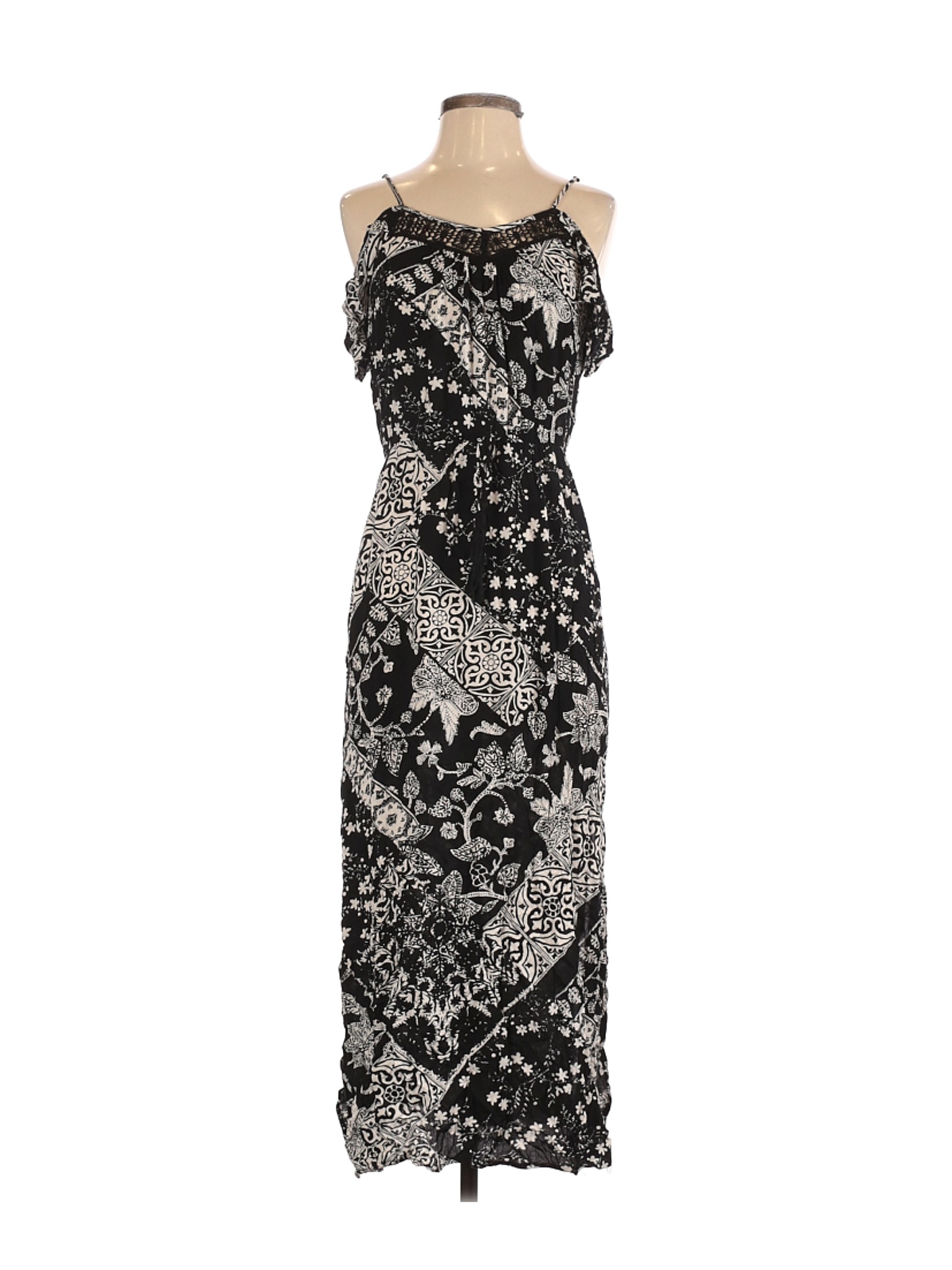 Xhilaration Women Black Casual Dress M | eBay