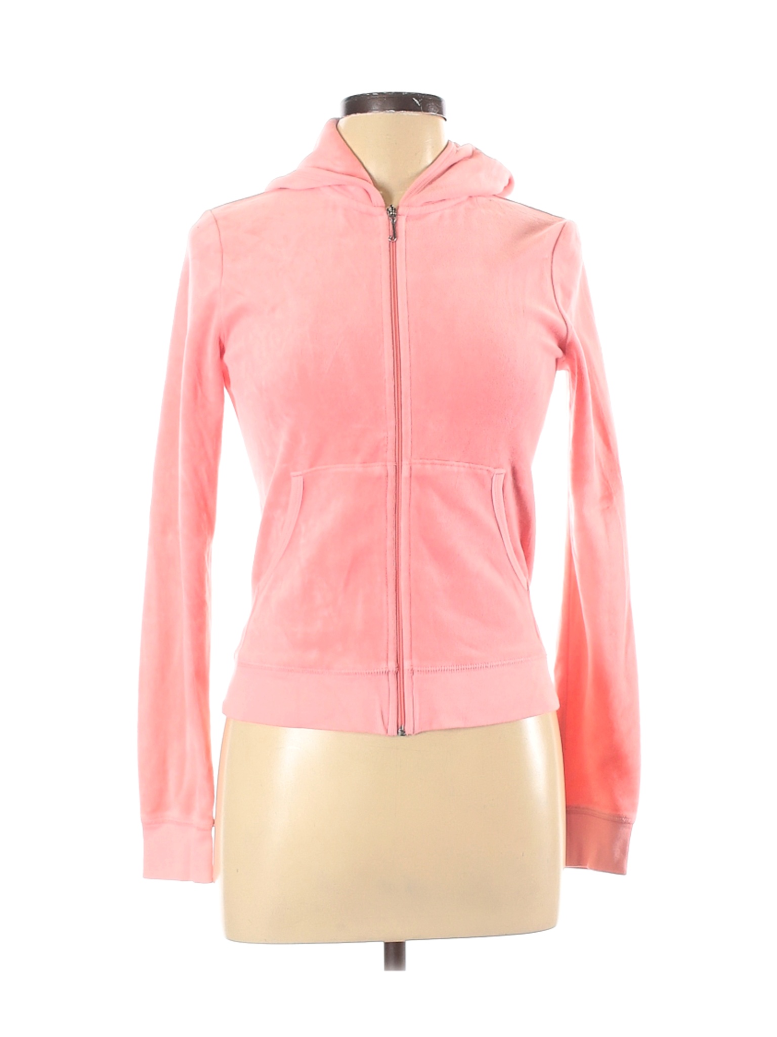 pink zip up hoodie