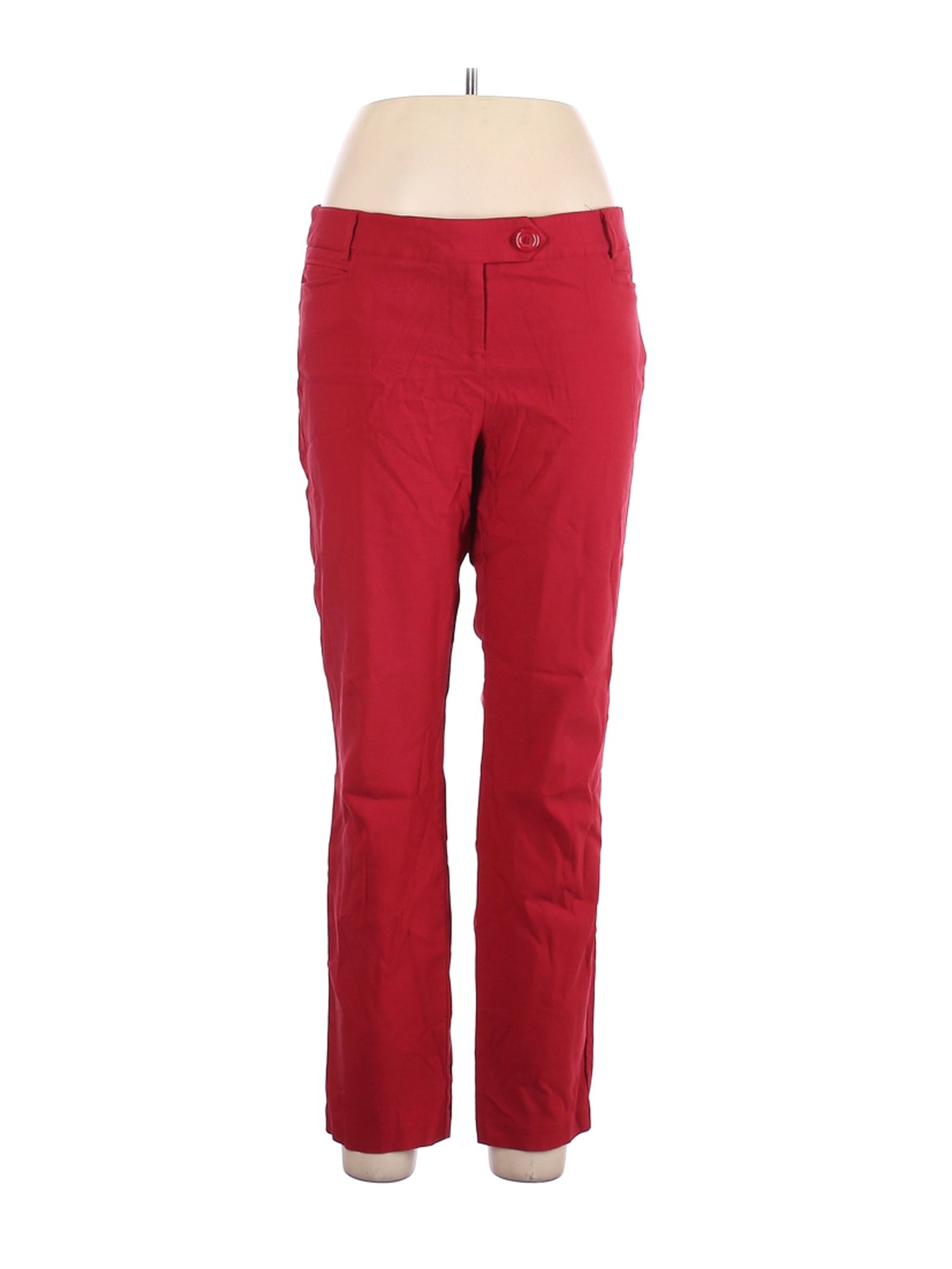 SOHO Apparel Ltd Women Red Dress Pants 12 | eBay