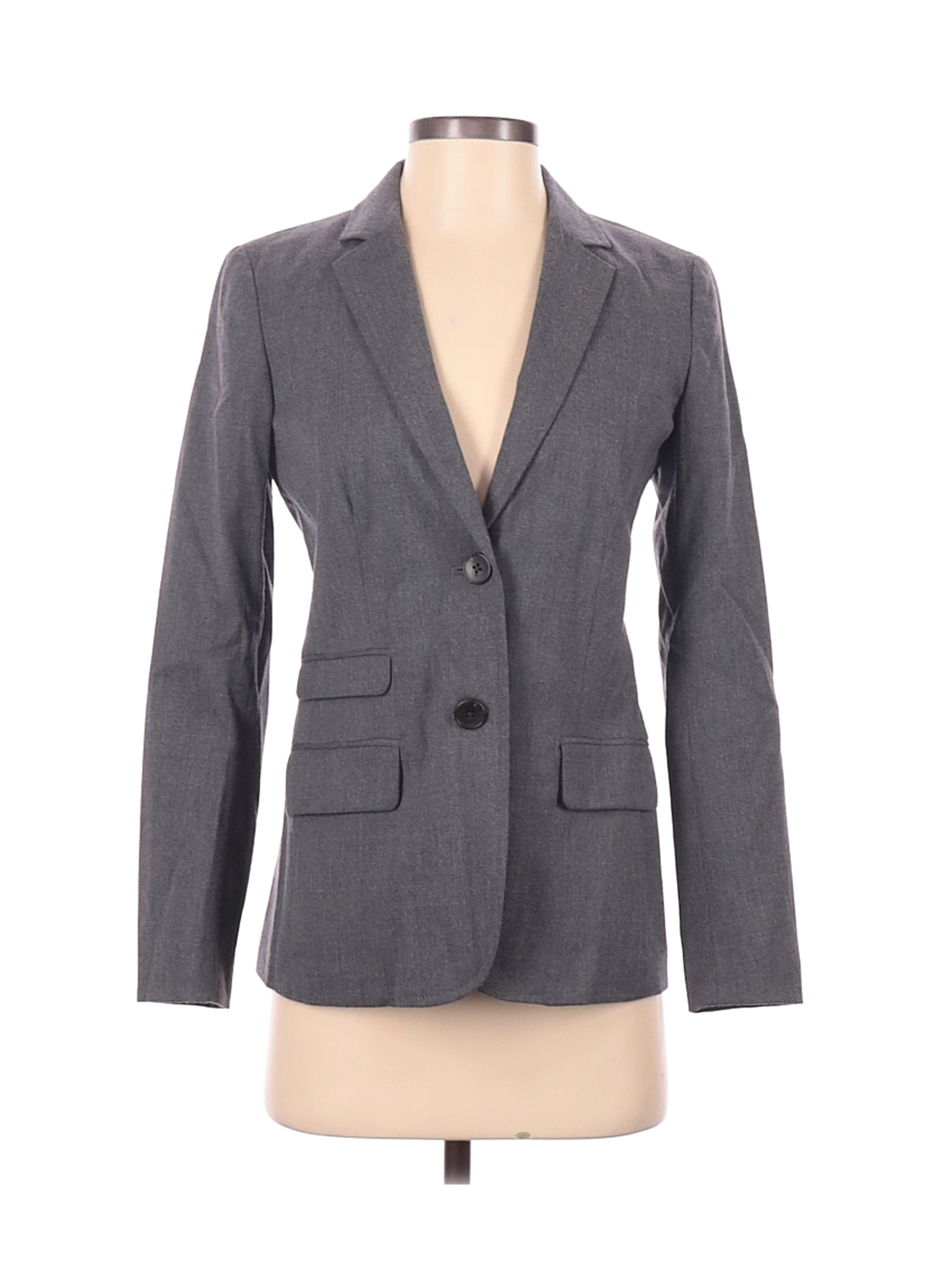 Gap Women Gray Wool Blazer 2 | eBay