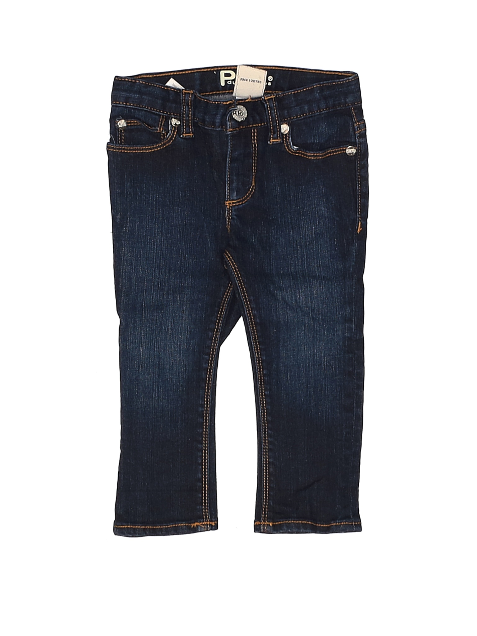 girls blue dungarees