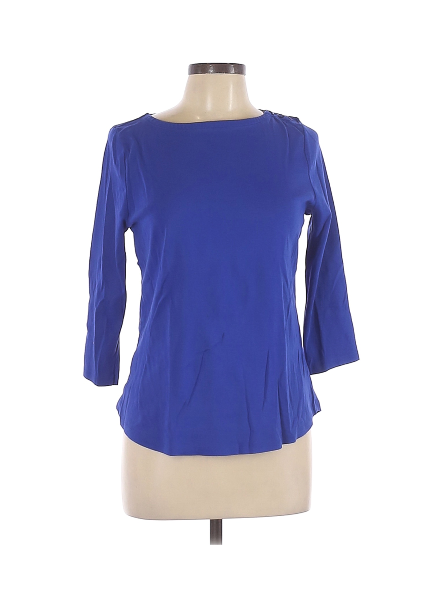 Charter Club Women Blue Long Sleeve T-Shirt L | eBay