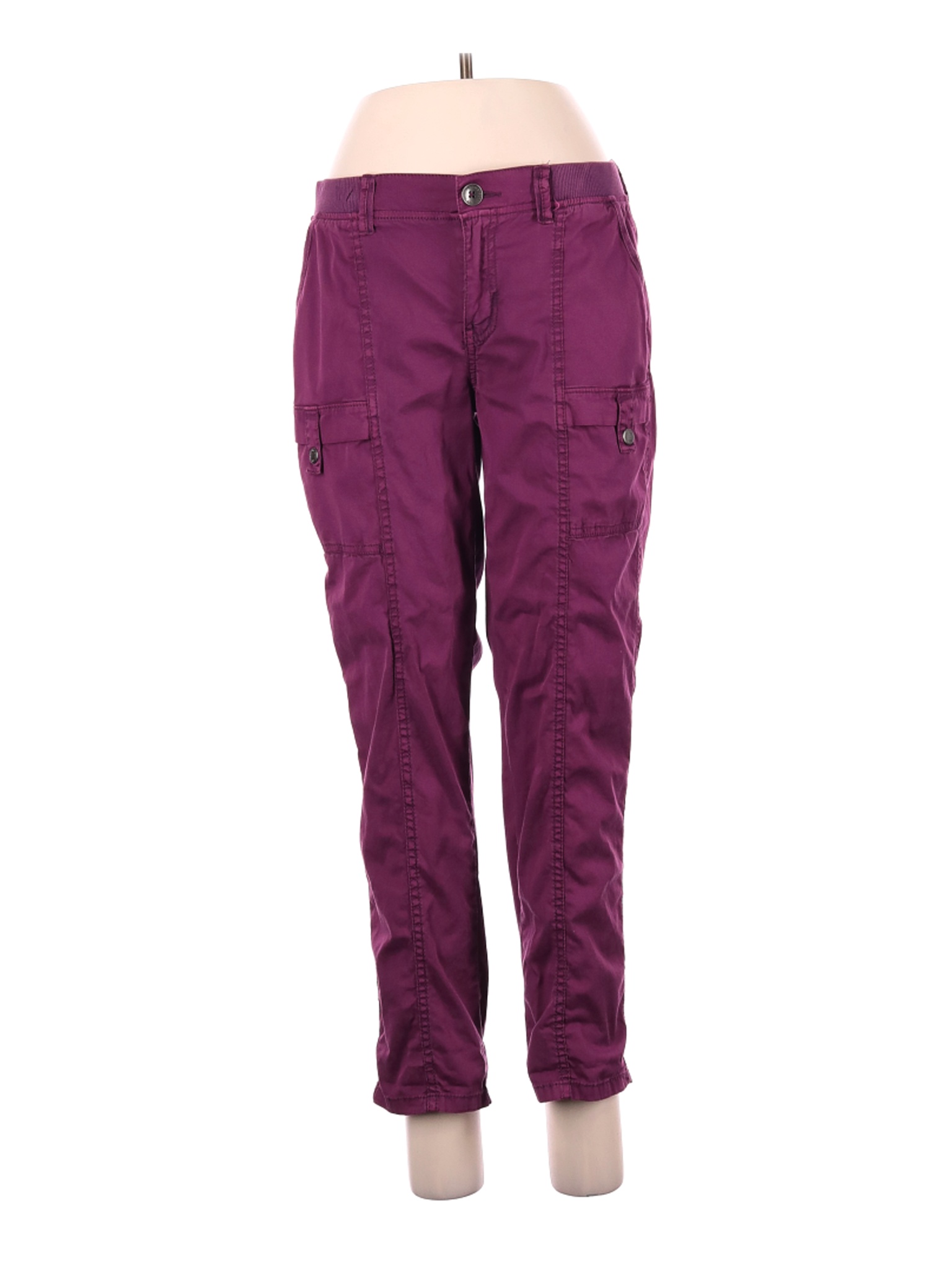 Sonoma Goods for Life Women Purple Cargo Pants 8 | eBay