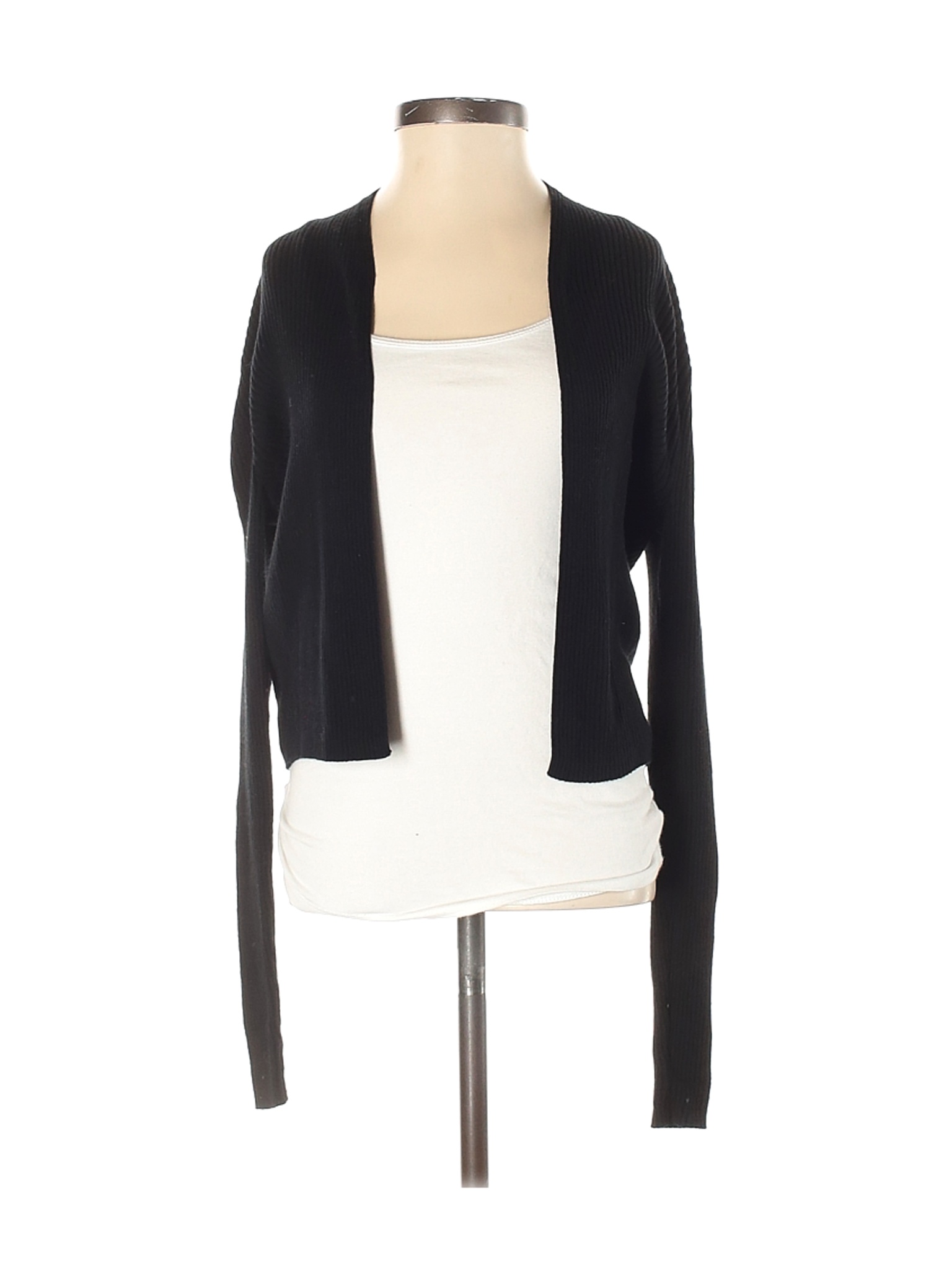 ann taylor loft black cardigan