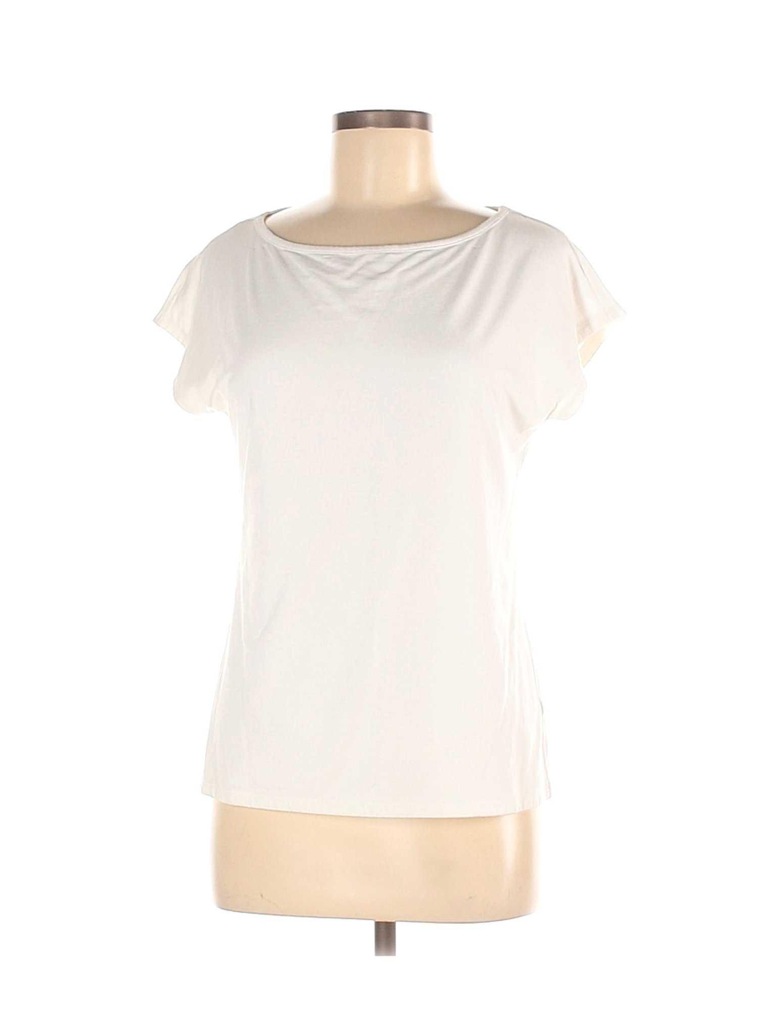 Talbots Women White Short Sleeve Top M | eBay