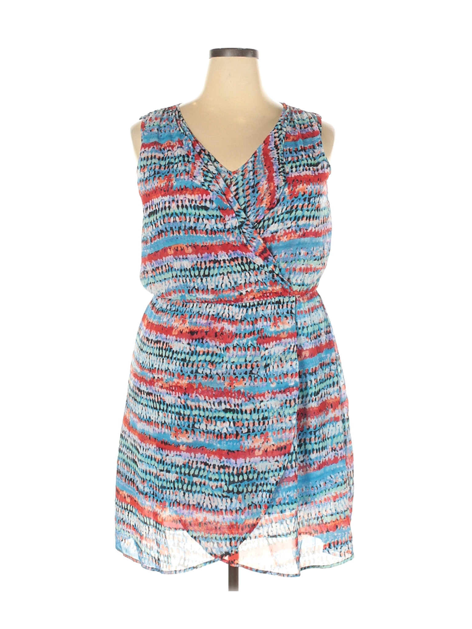 Le Lis Women Blue Casual Dress XL | eBay