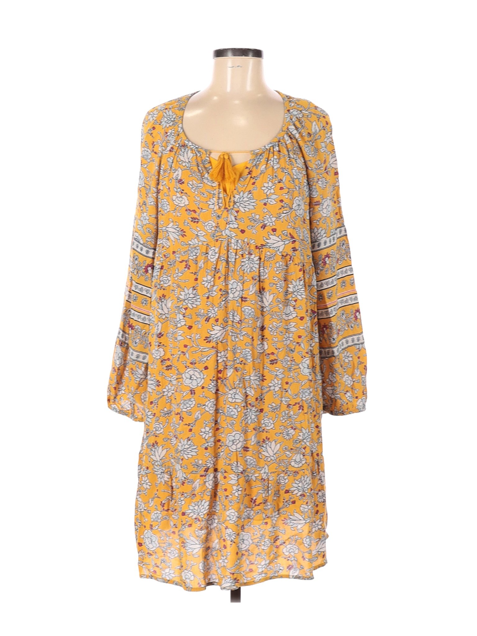 Old Navy Women Yellow Casual Dress M | eBay