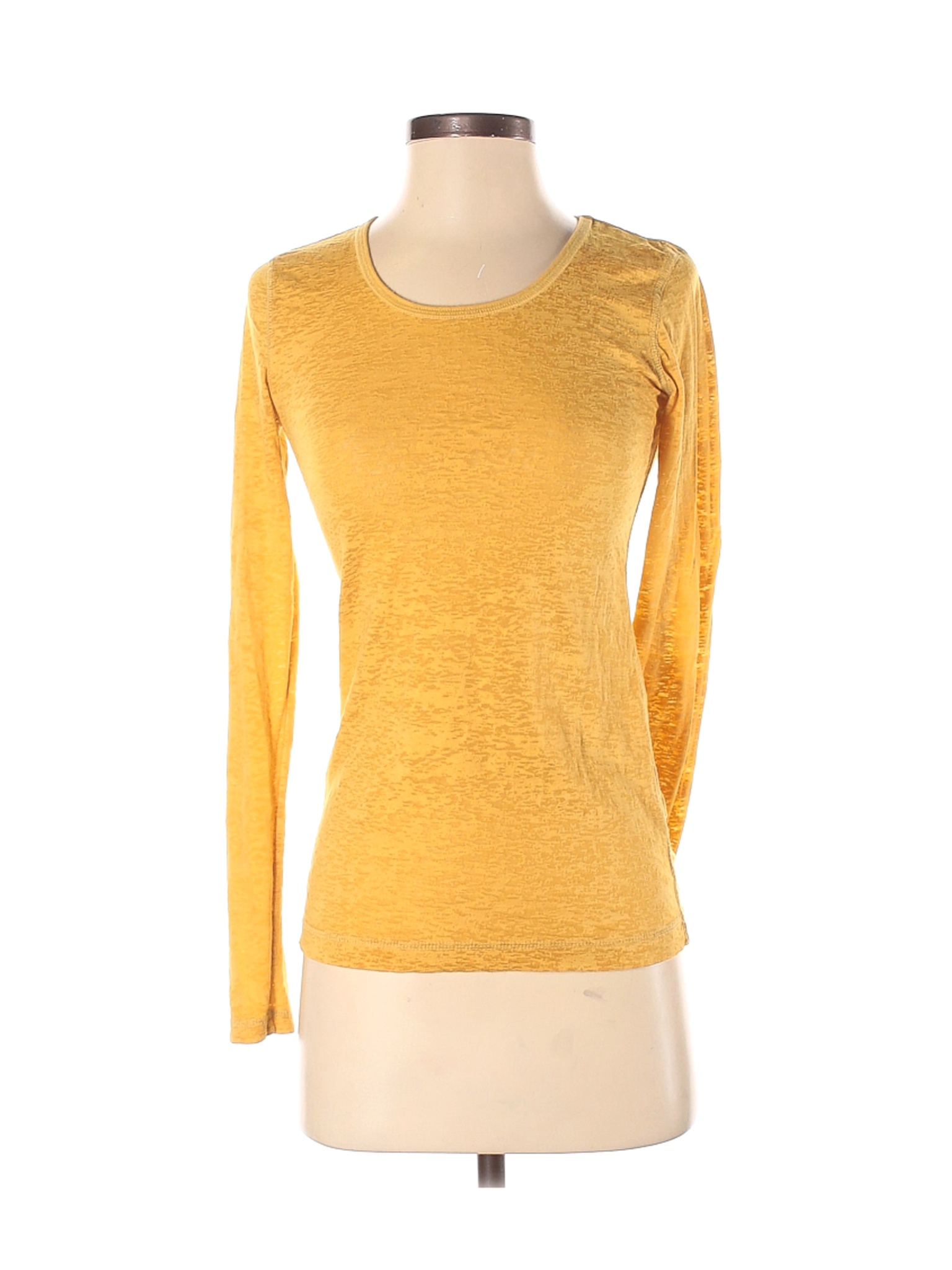 Mudd Women Yellow Long Sleeve T-Shirt S | eBay