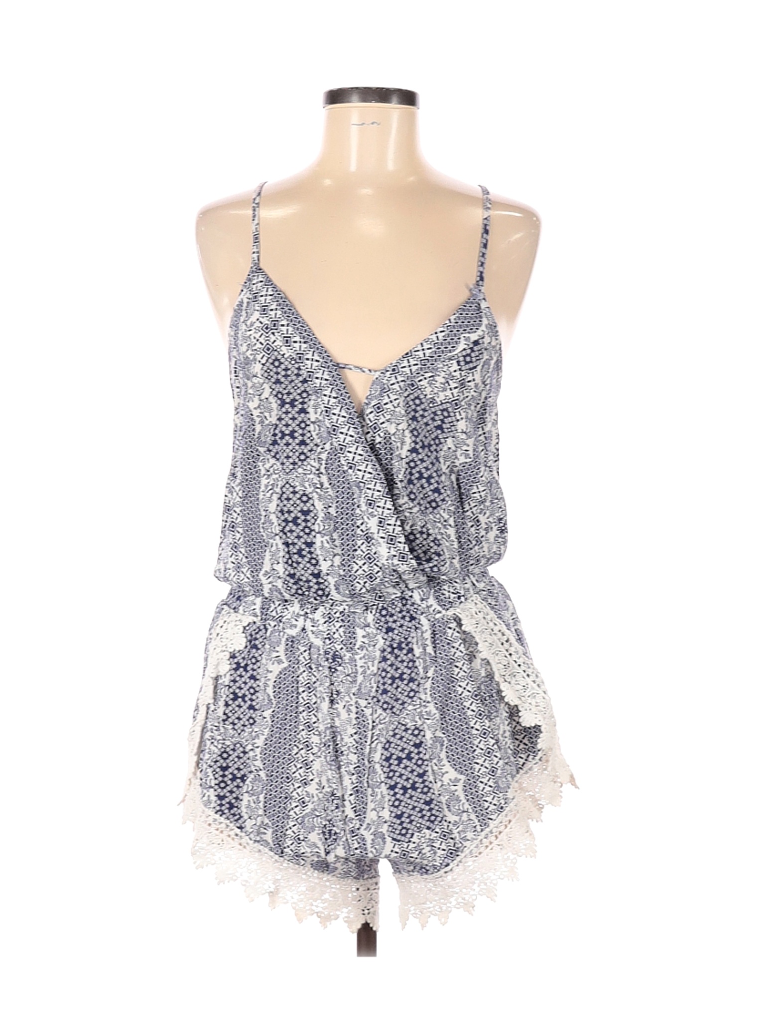 Ocean Drive Clothing Co. Women Blue Romper M | eBay