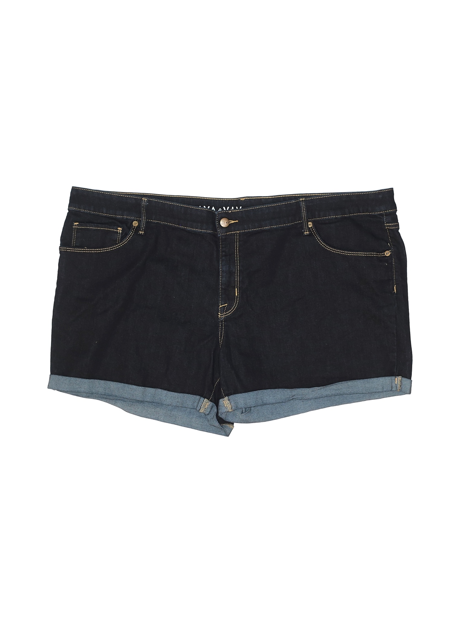 black denim shorts women
