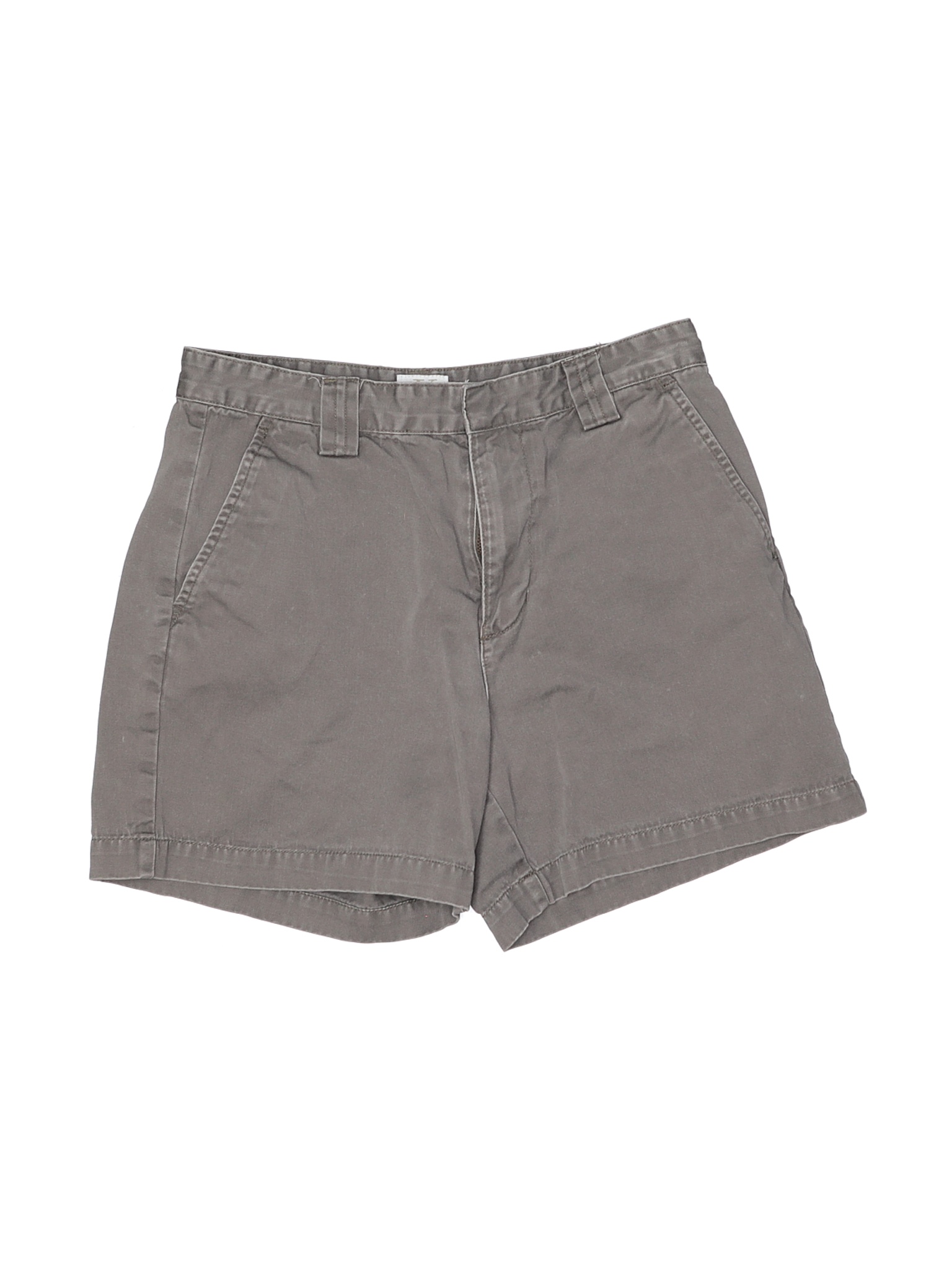 CALVIN KLEIN JEANS Women Gray Khaki Shorts 6 | eBay