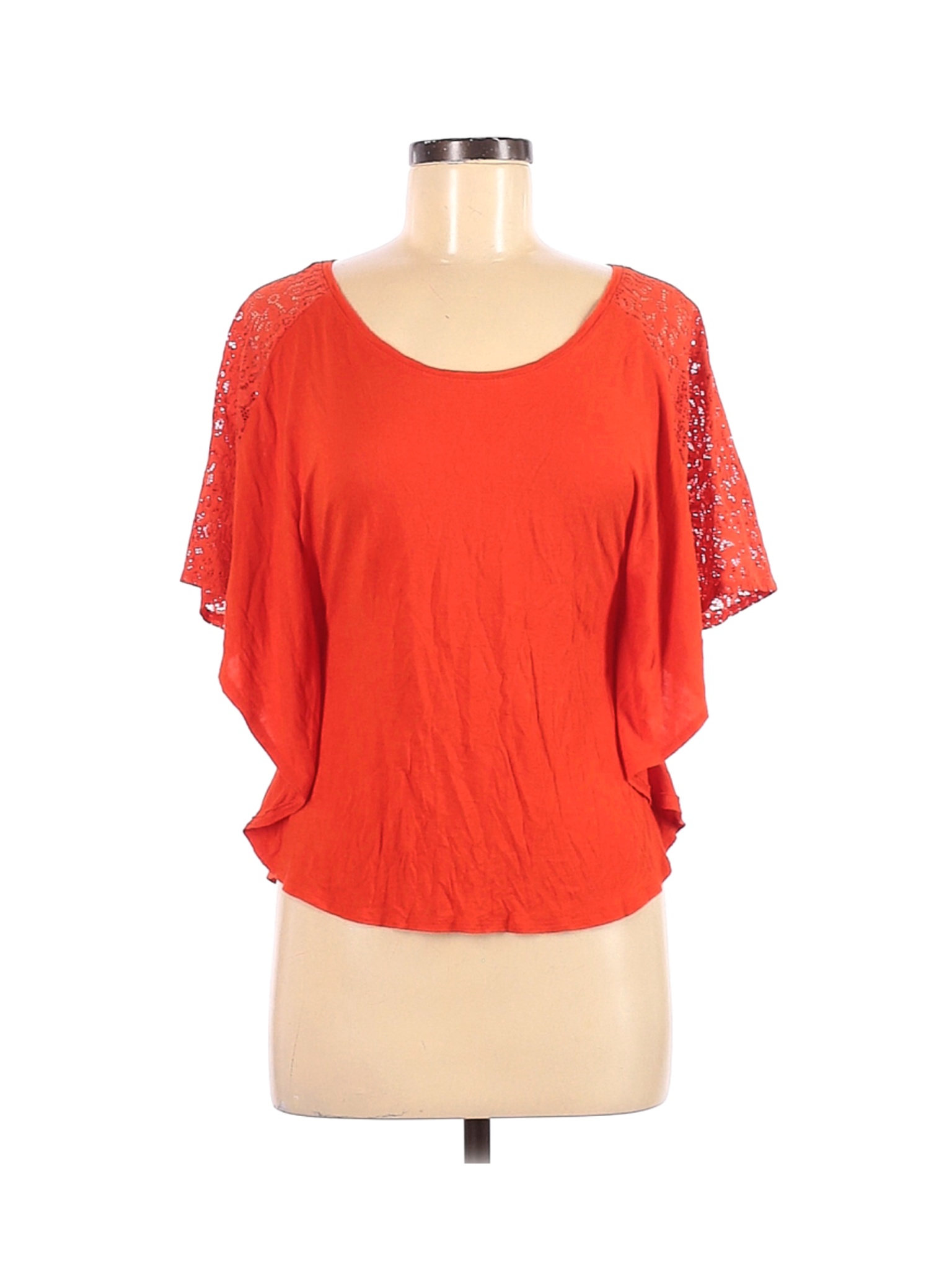 H&M Women Orange Short Sleeve Top S | eBay