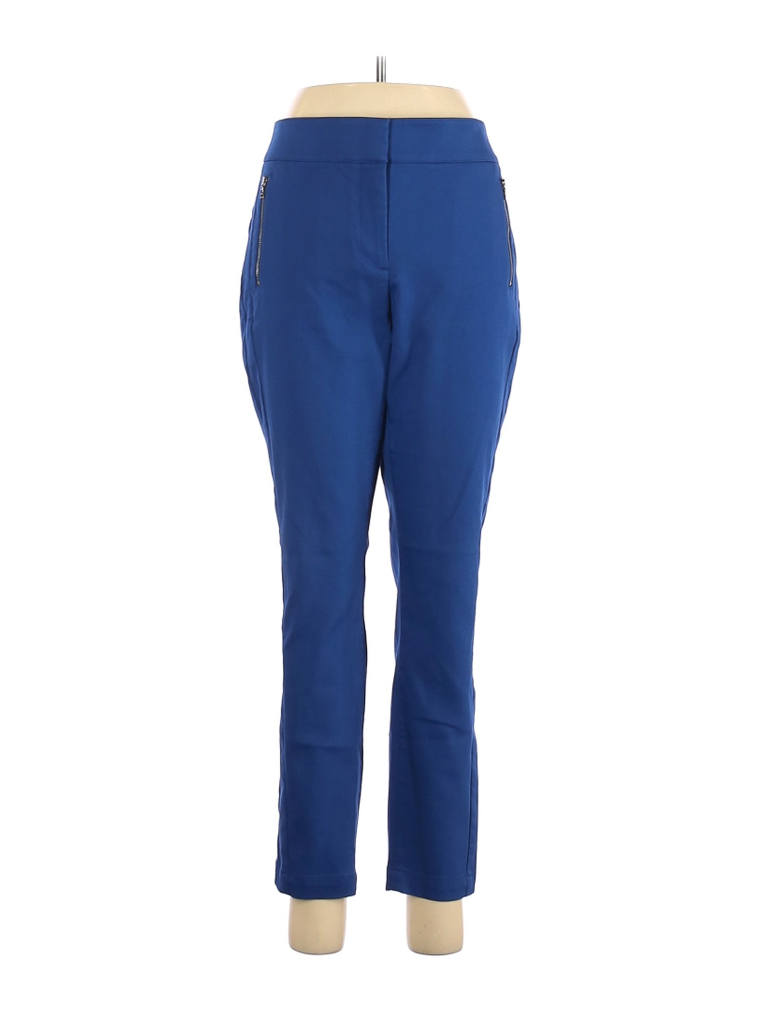 Ann Taylor LOFT Women Blue Casual Pants 8 | eBay