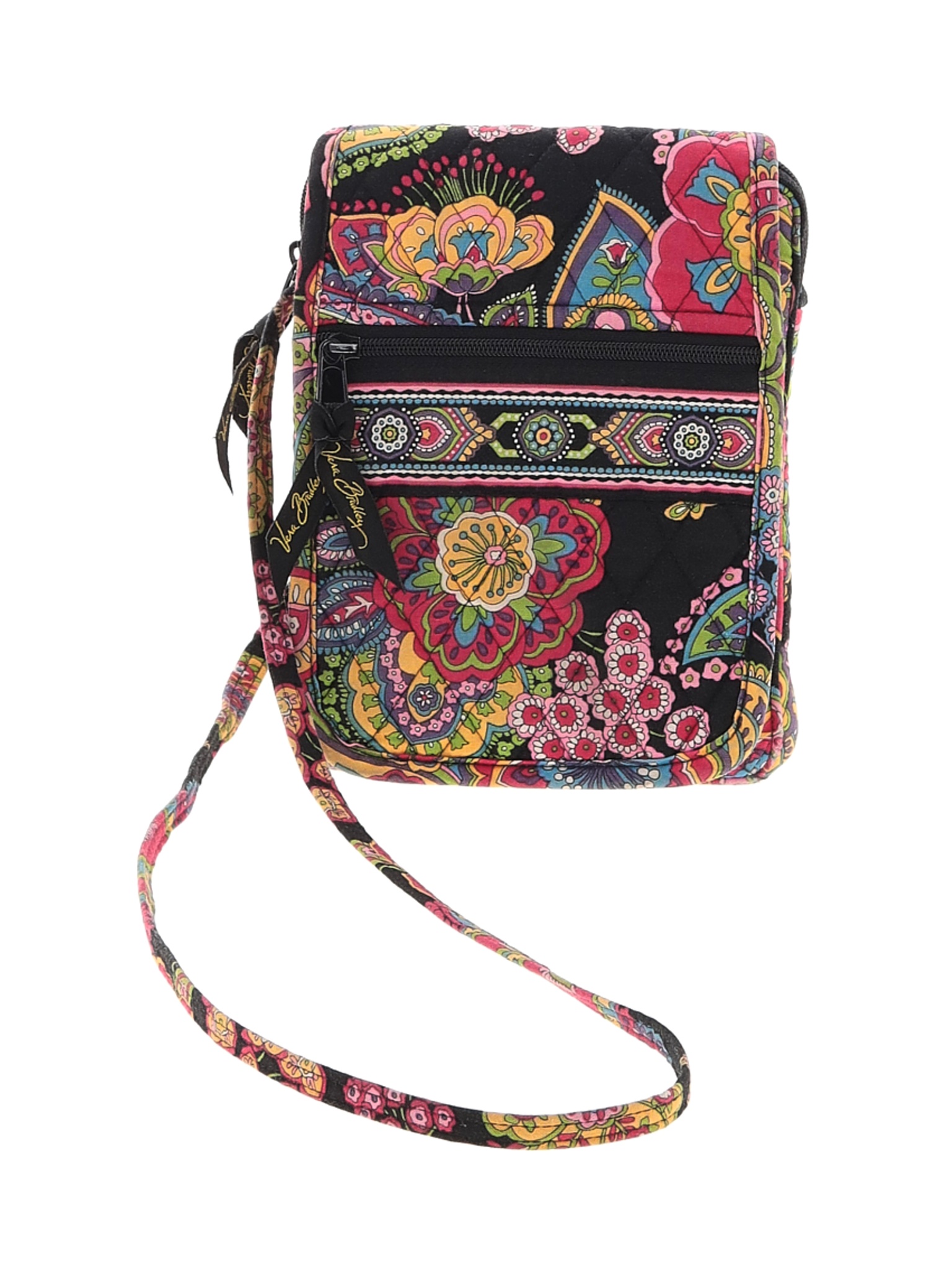 vera bradley black shoulder bag