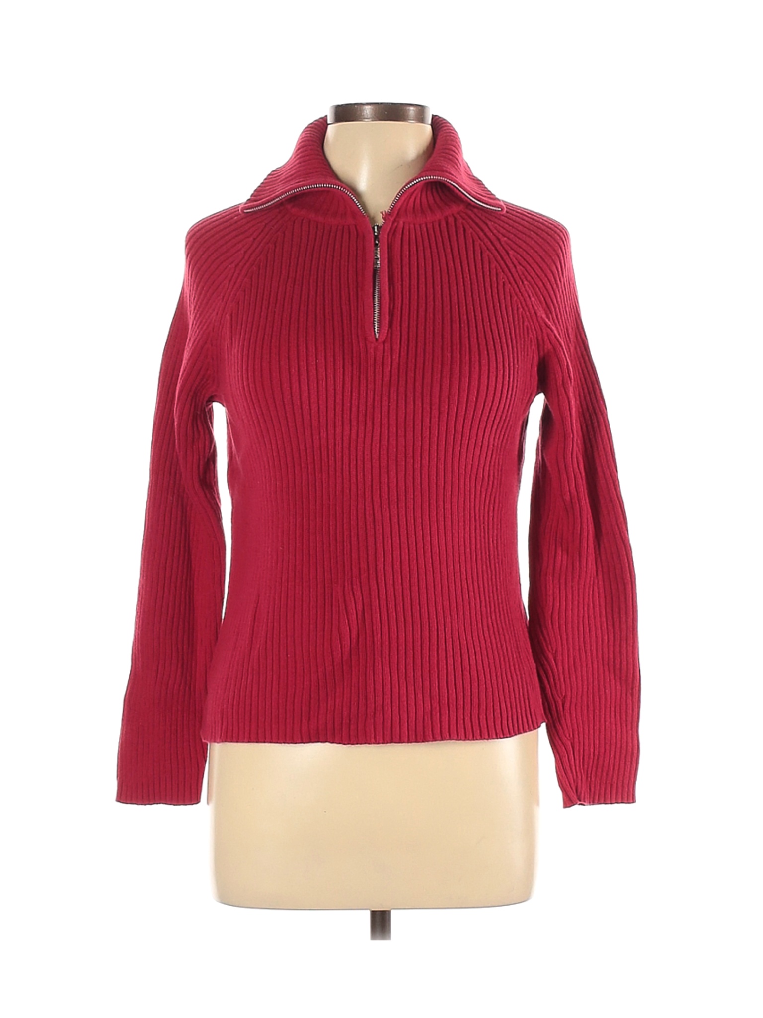 Carolyn Taylor Women Red Turtleneck Sweater L | eBay