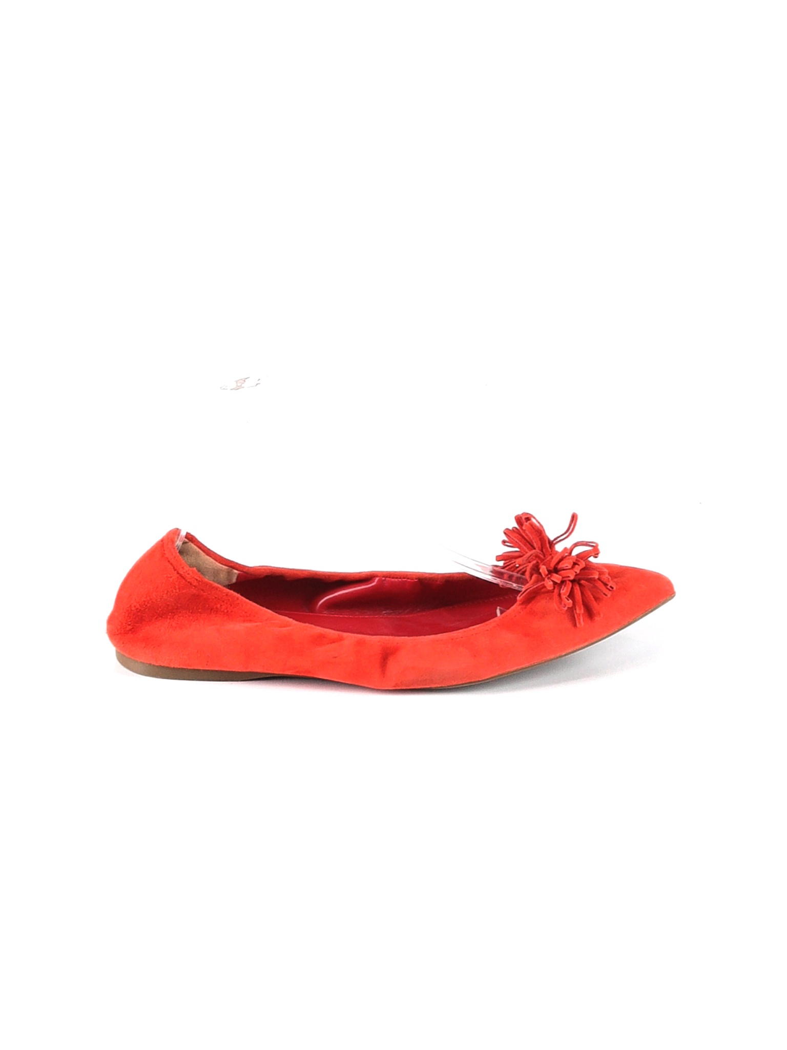 j crew red suede flats