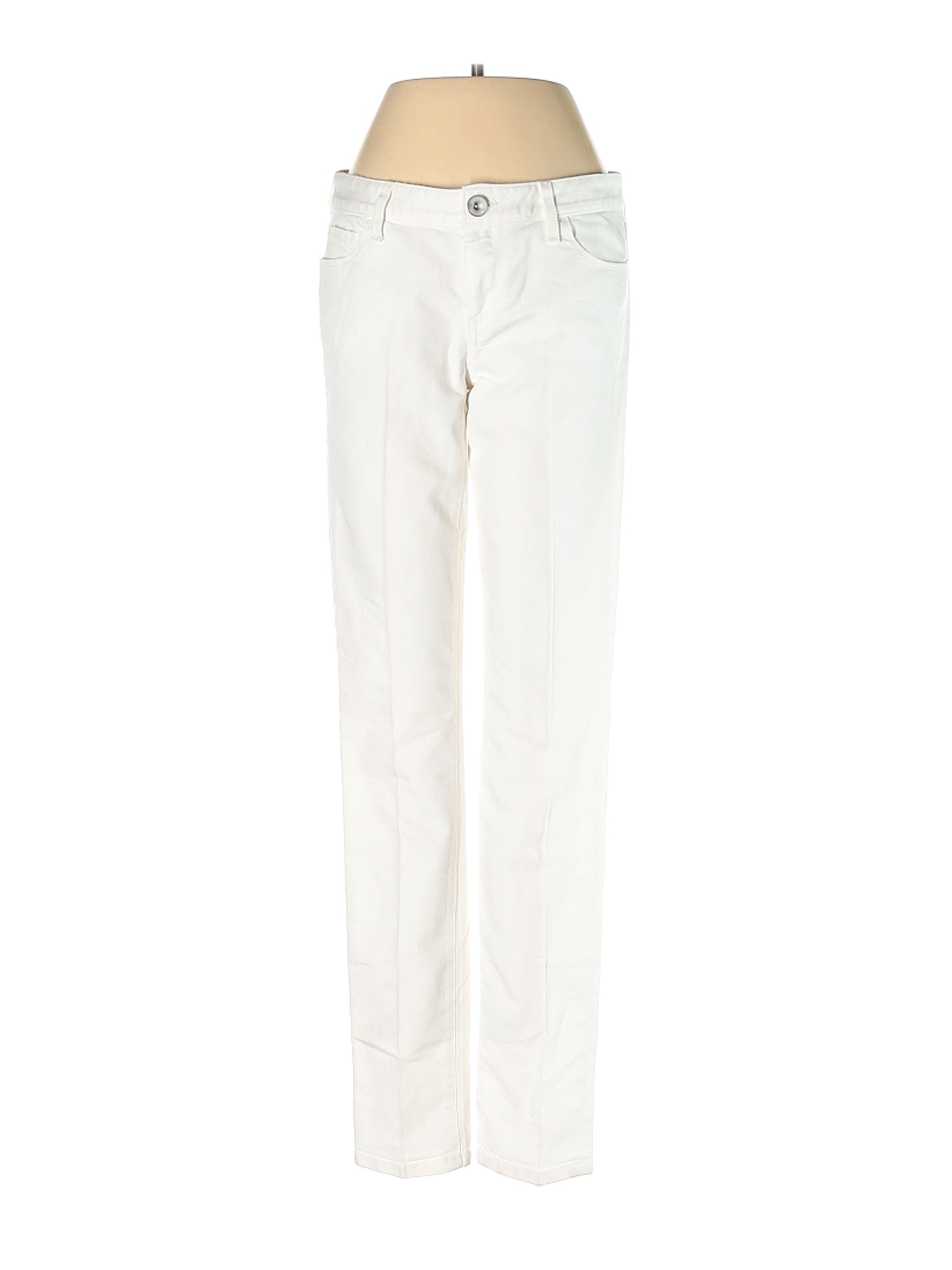 Banana Republic Women White Jeans 27W | eBay