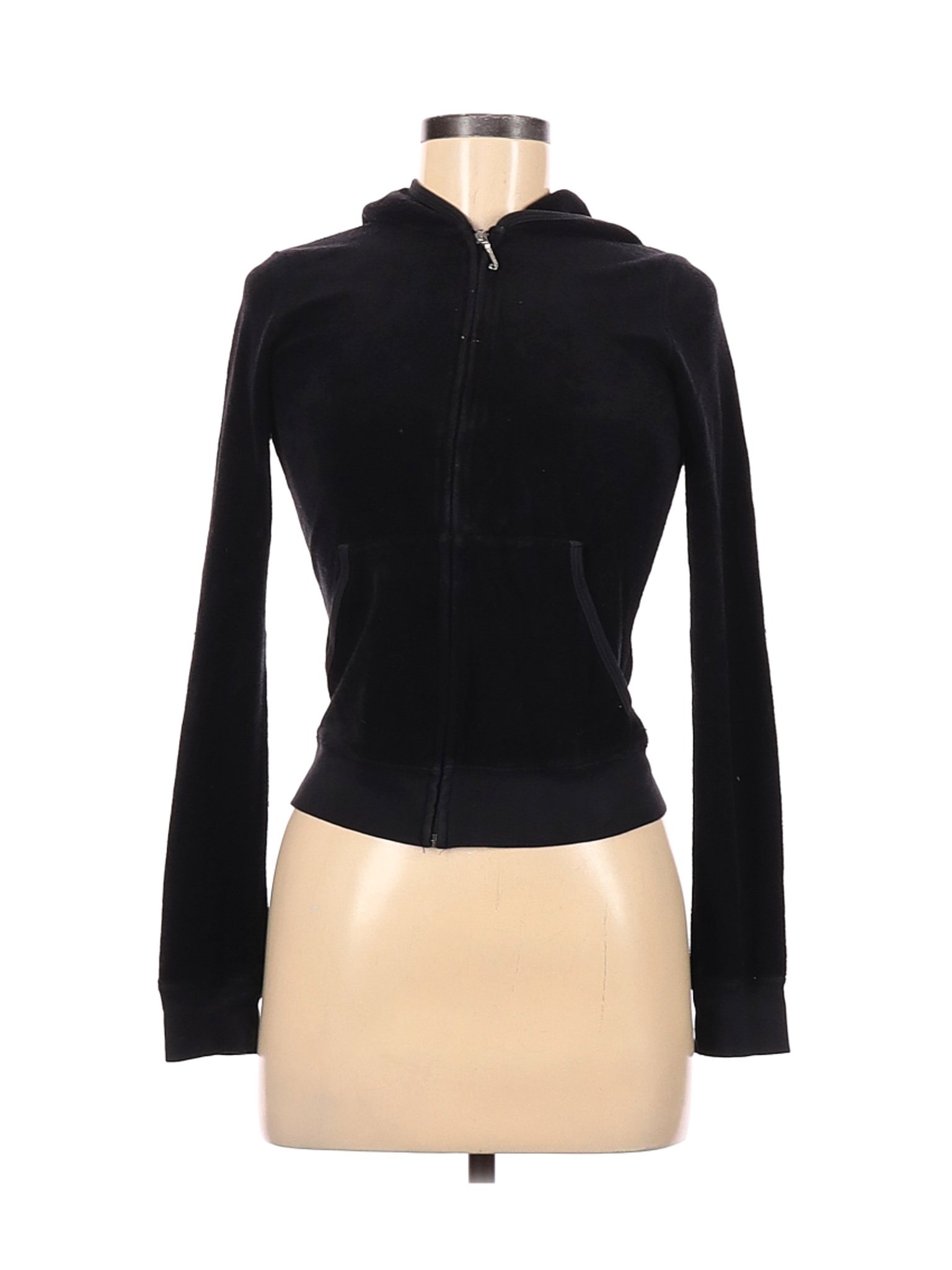 Juicy Couture Women Black Zip Up Hoodie P | eBay