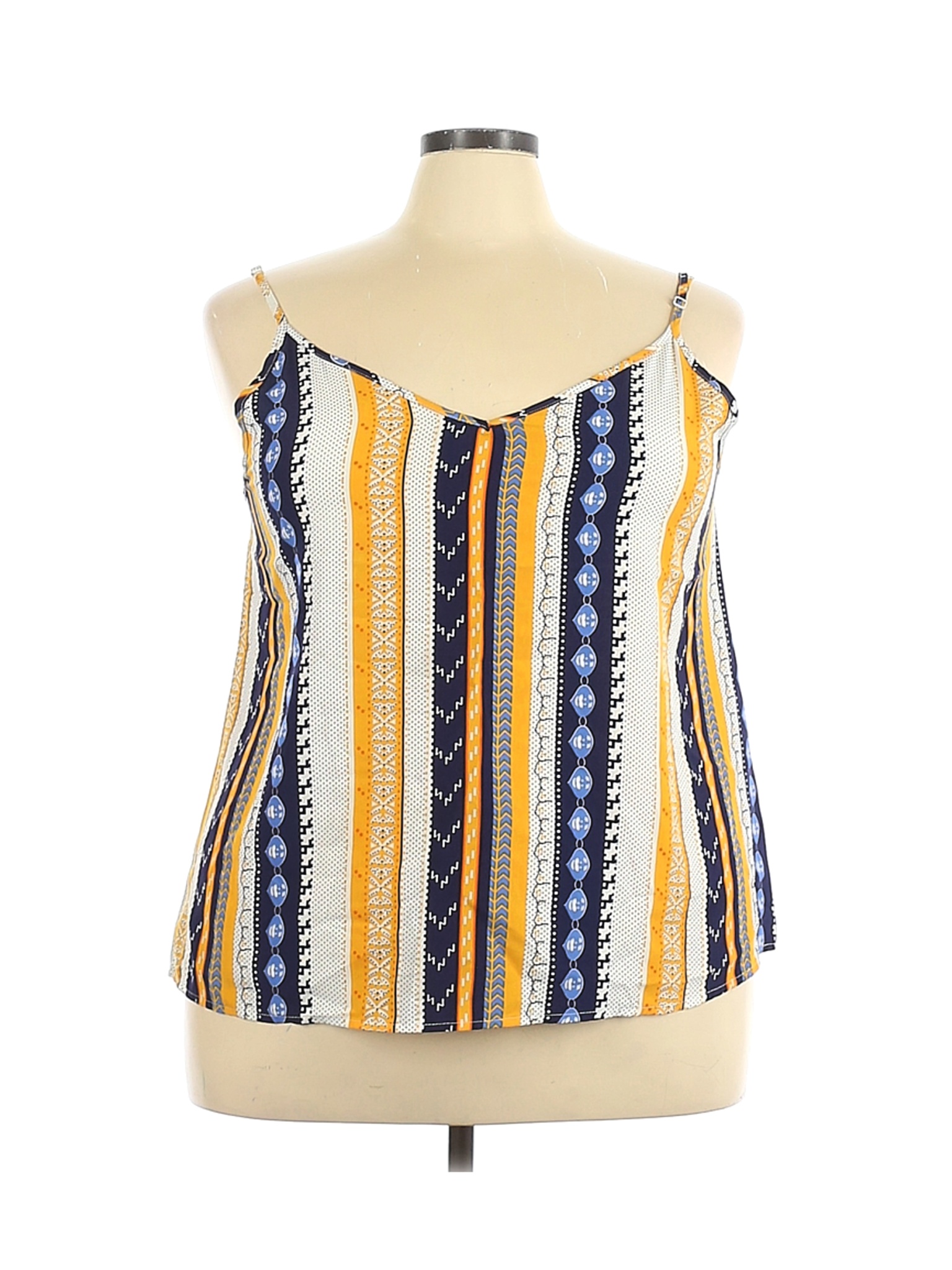 Shein Women Gold Sleeveless Blouse 3X Plus | eBay