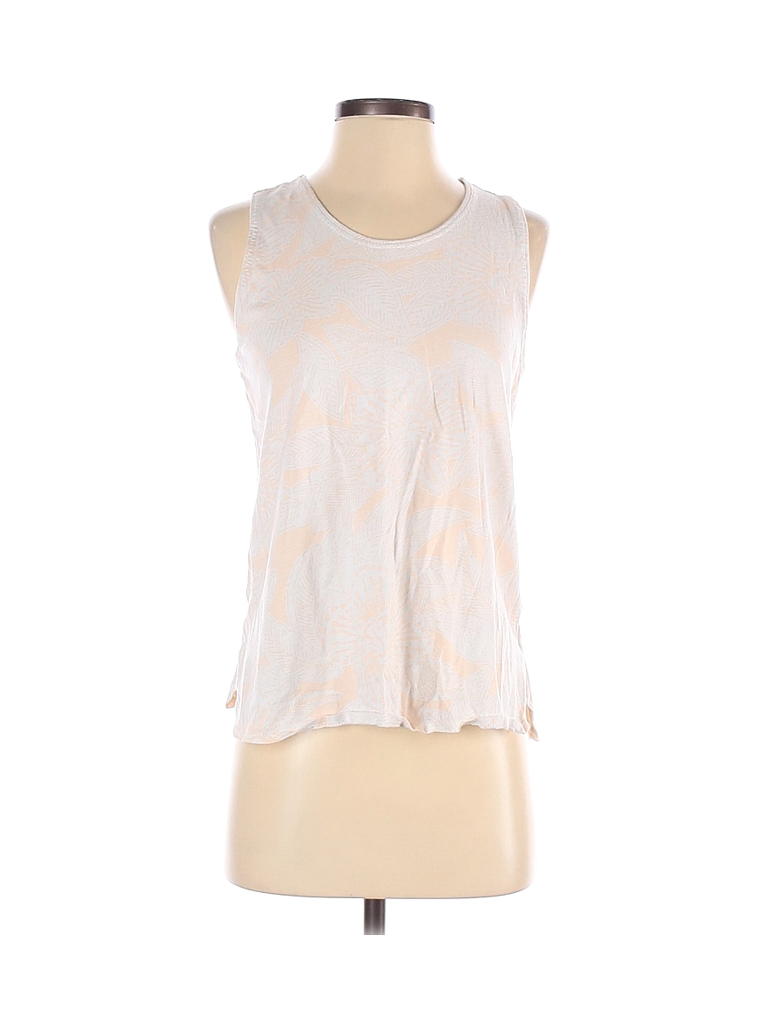 J.Crew Factory Store Women Ivory Sleeveless T-Shirt S | eBay