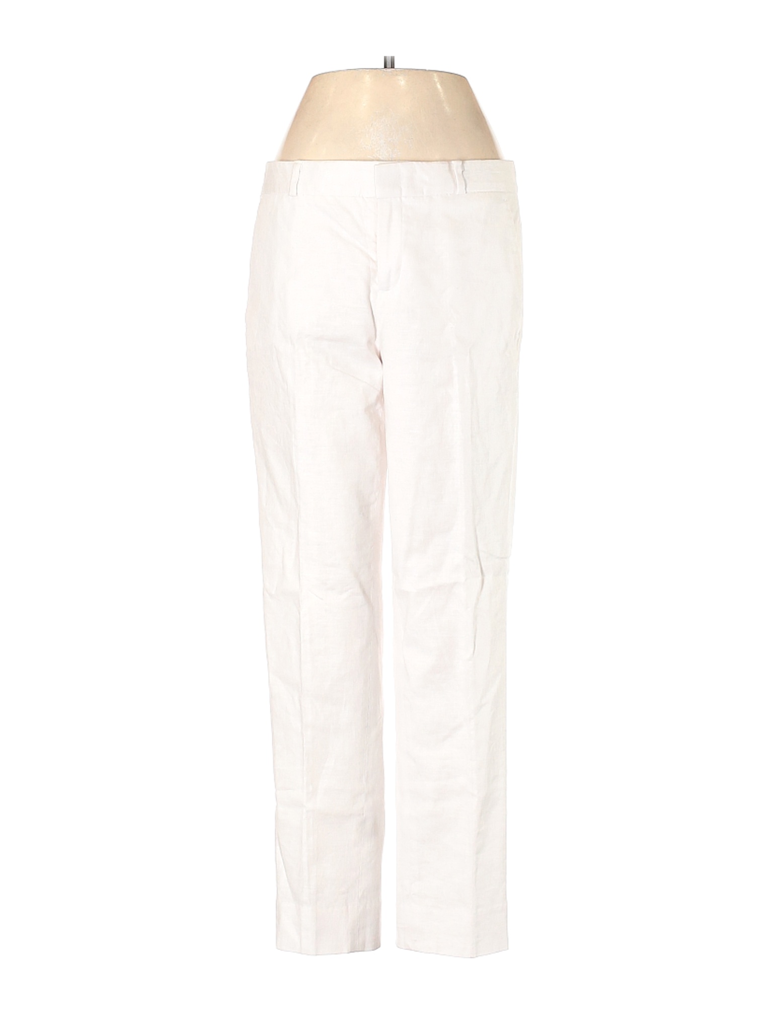 NWT Banana Republic Women White Linen Pants 2 | eBay
