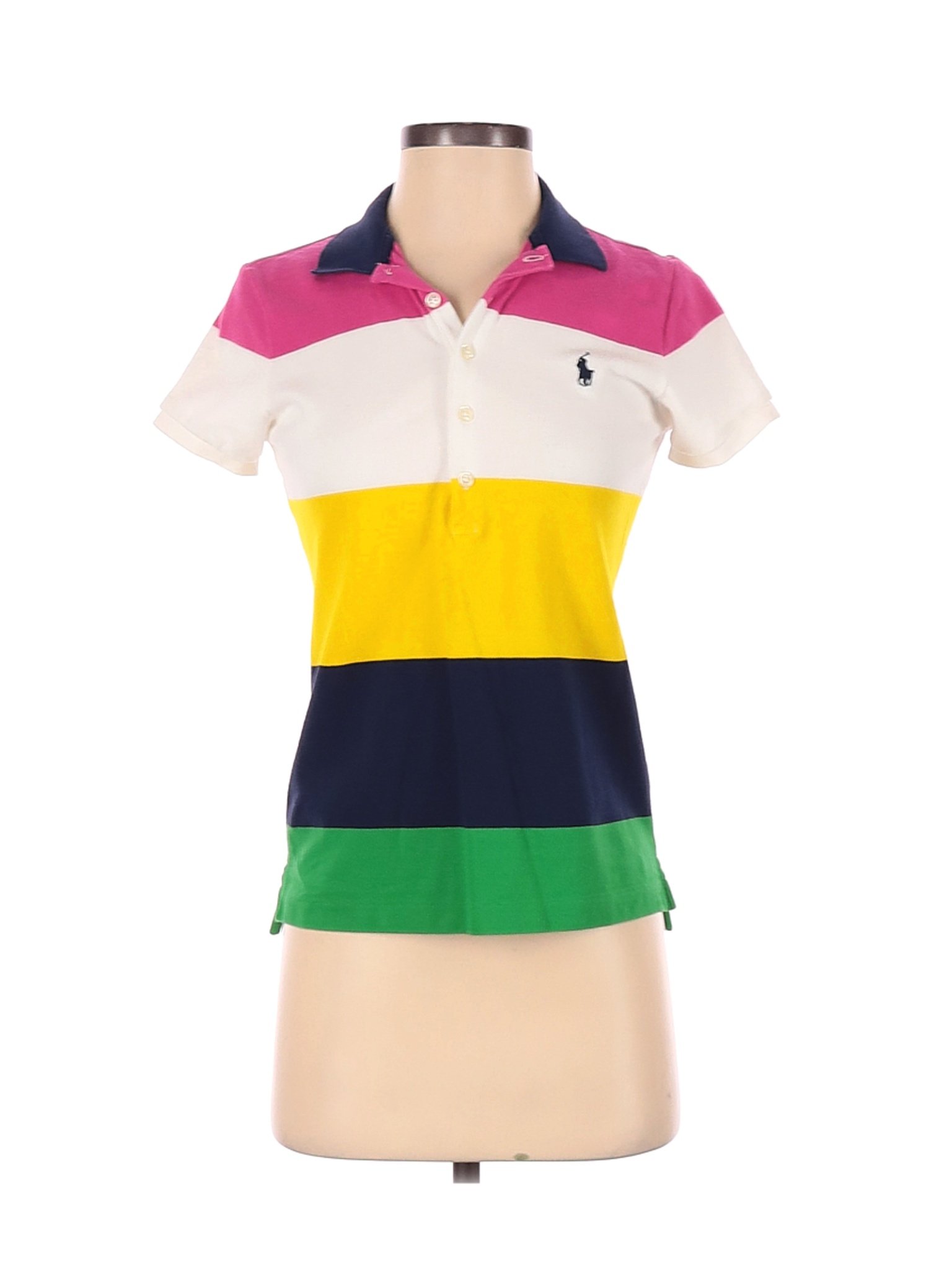 Ralph Lauren Women Ivory Short Sleeve Polo S | eBay